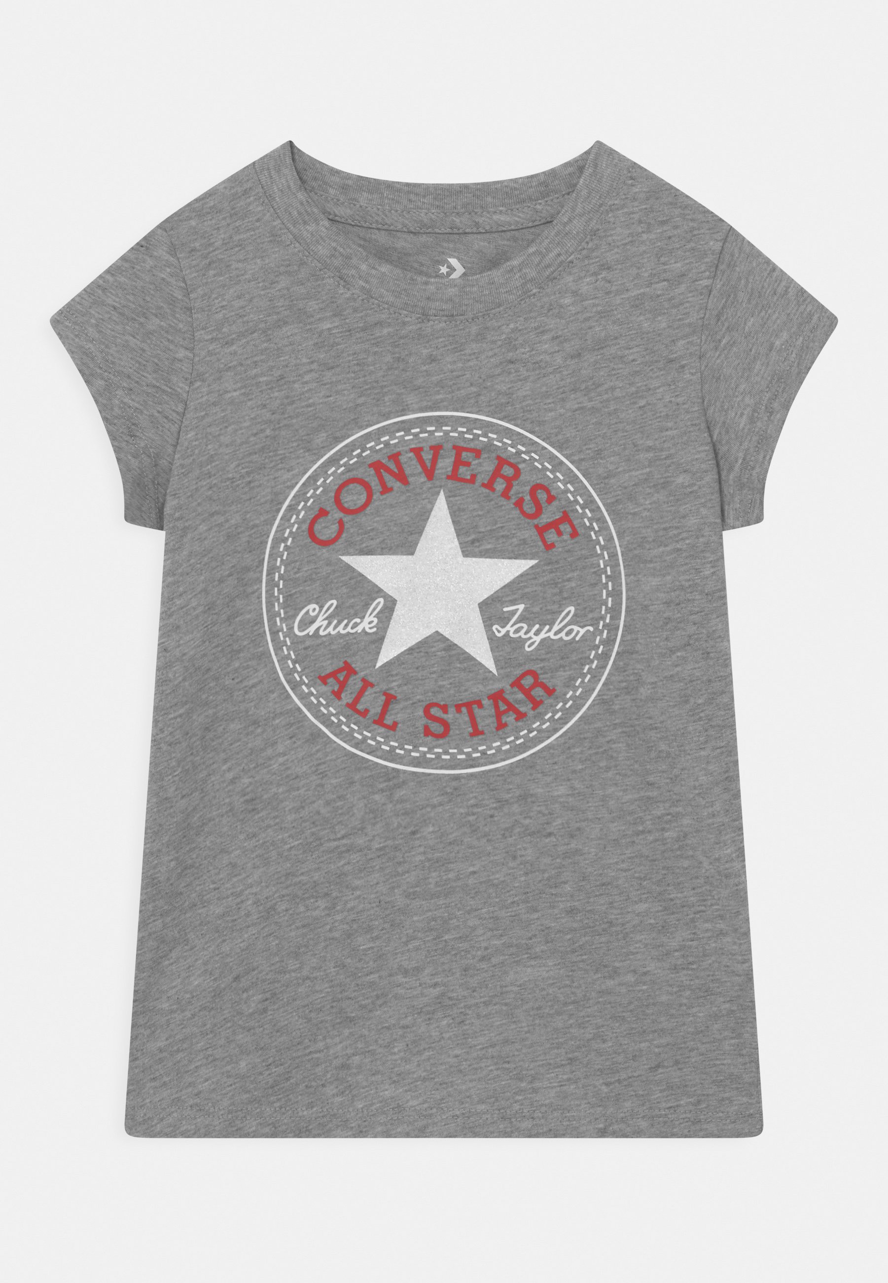 Converse CHUCK PATCH  - Print T-shirt - dark grey heather/mottled grey