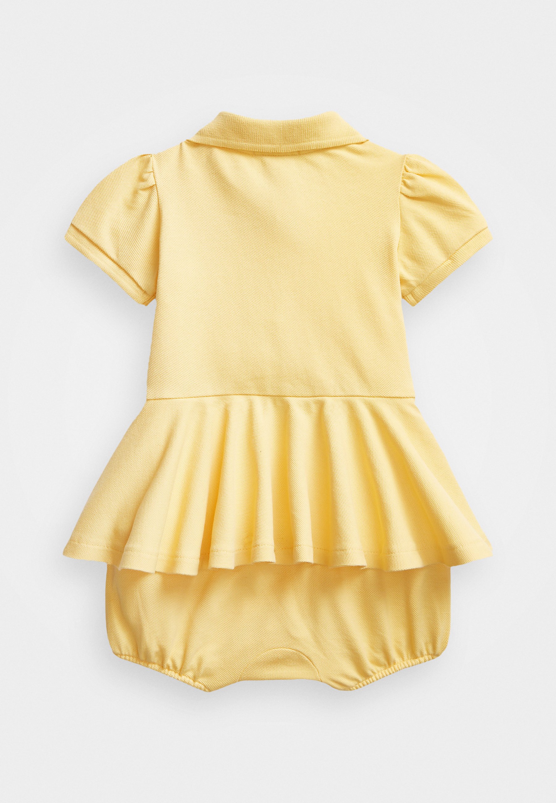 Polo Ralph Lauren PEPLUM ONE PIECE SHORTALL - Sleep suit - corn yellow/yellow