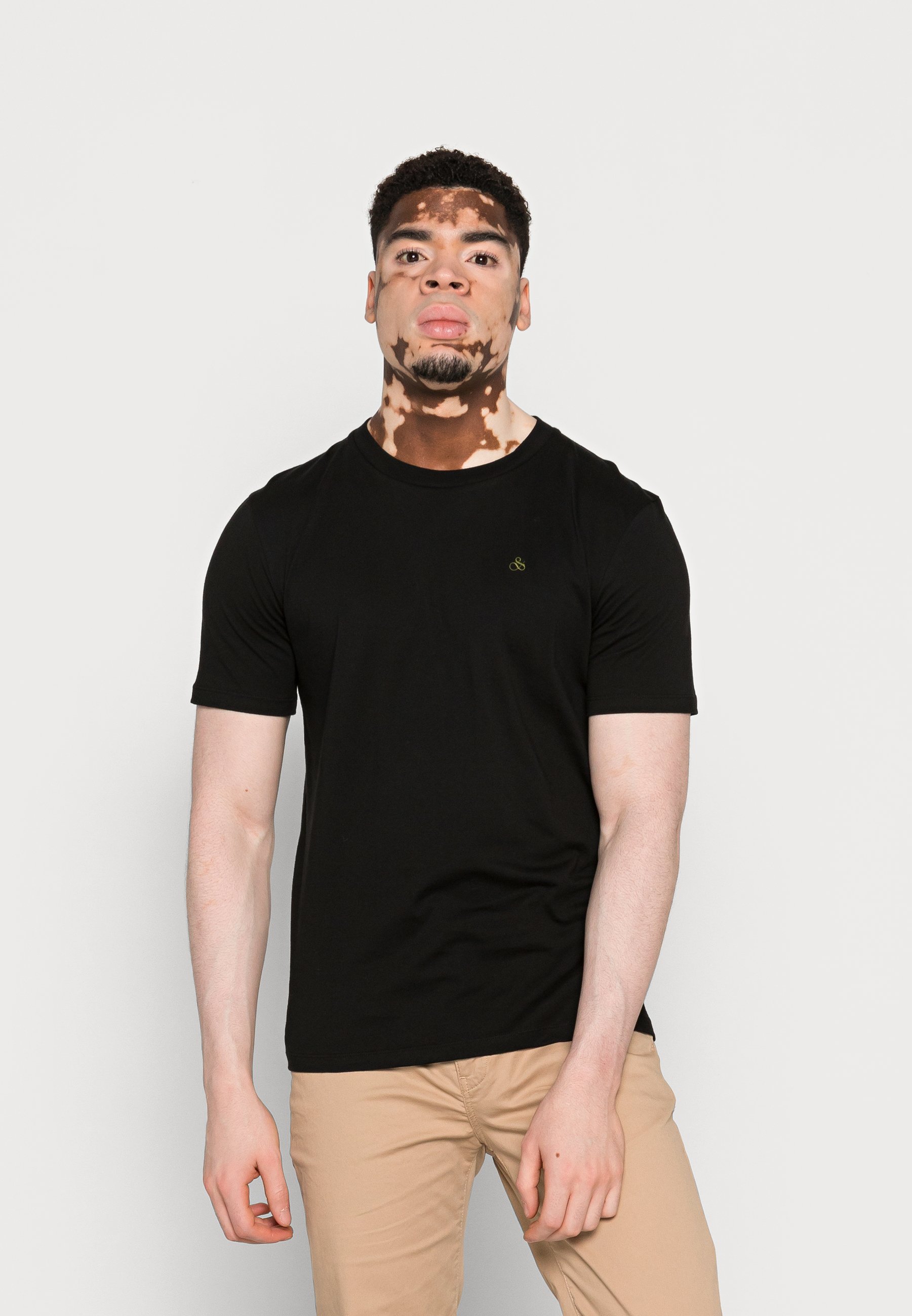 Scotch & Soda CREWNECK - Basic T-shirt - black