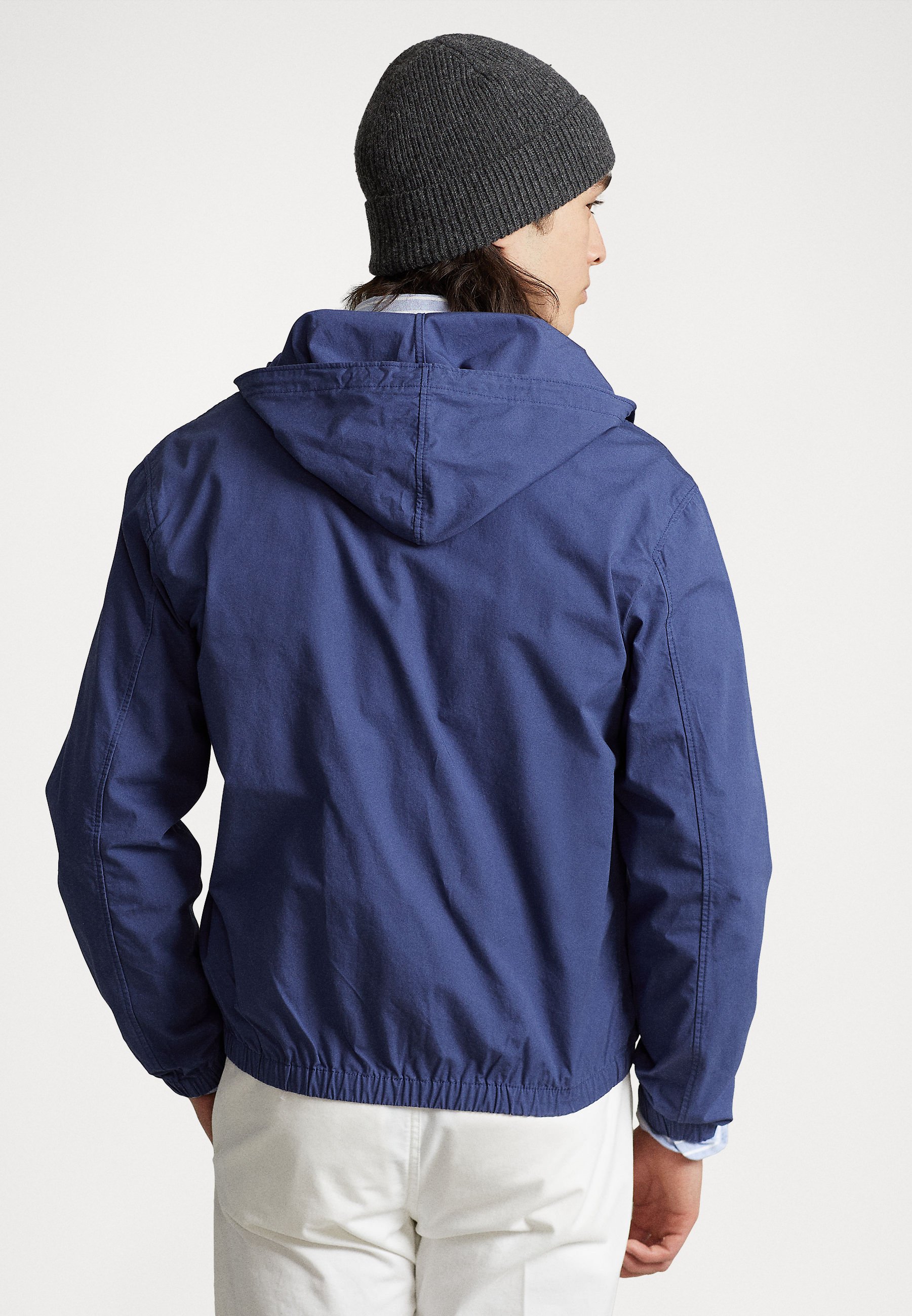 Polo Ralph Lauren CANVAS HOODED JACKET - Summer jacket - light navy/dark blue
