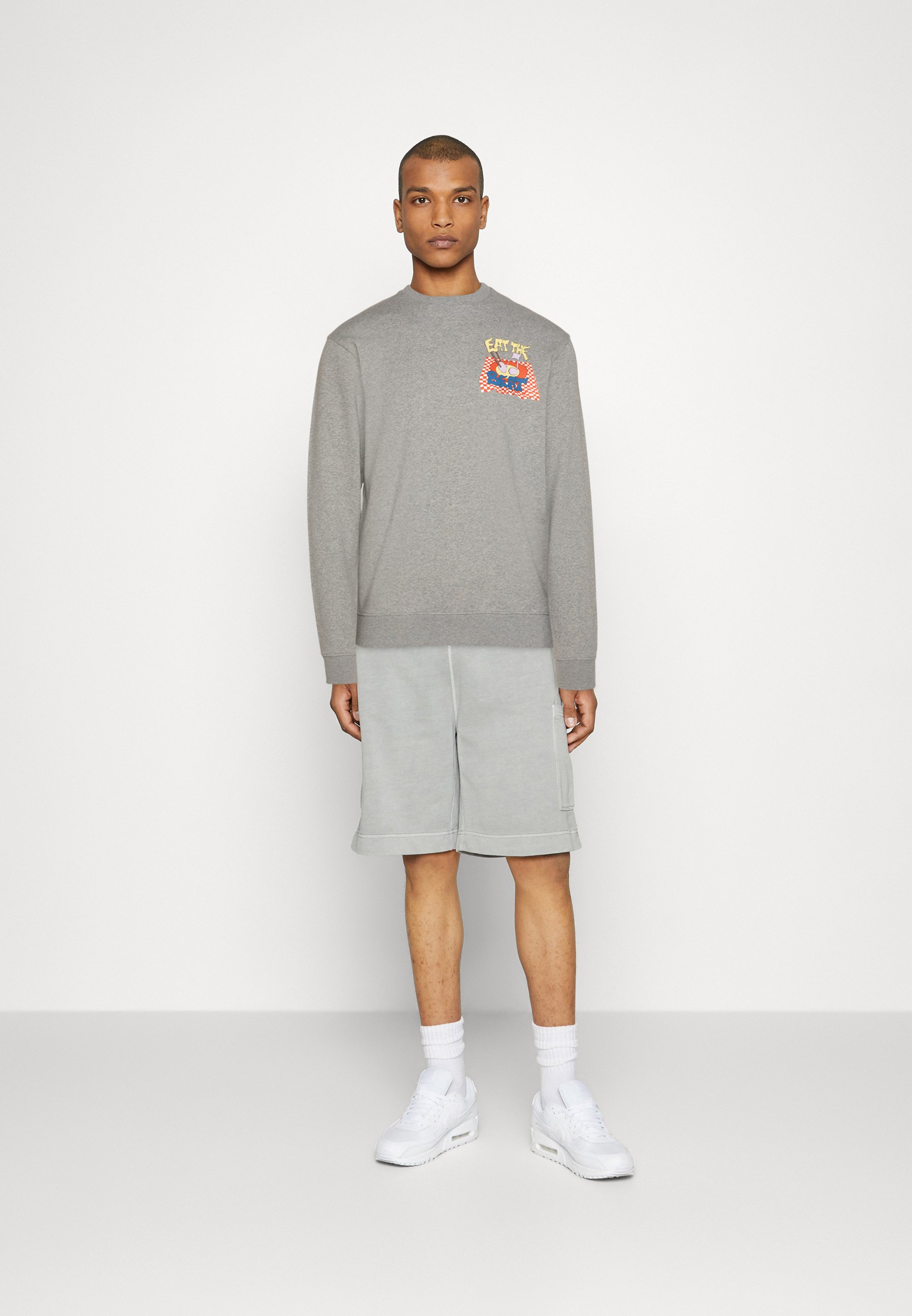 Scotch & Soda REGULAR FIT ARTWORK - Sweatshirt - grey melange/mottled grey