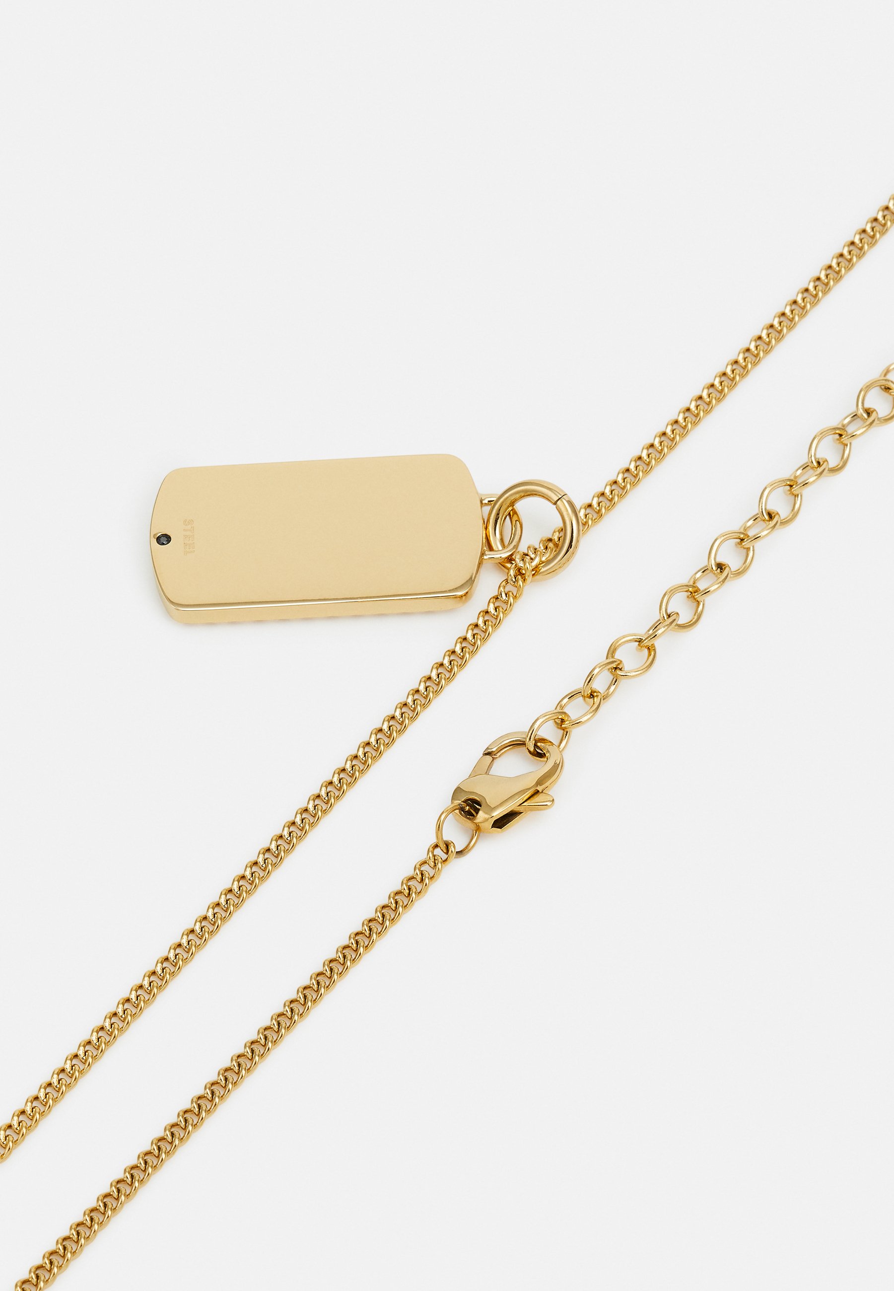 Diesel DIESEL STEEL STAINLESS STEEL NECKLACE - Necklace - gold-coloured