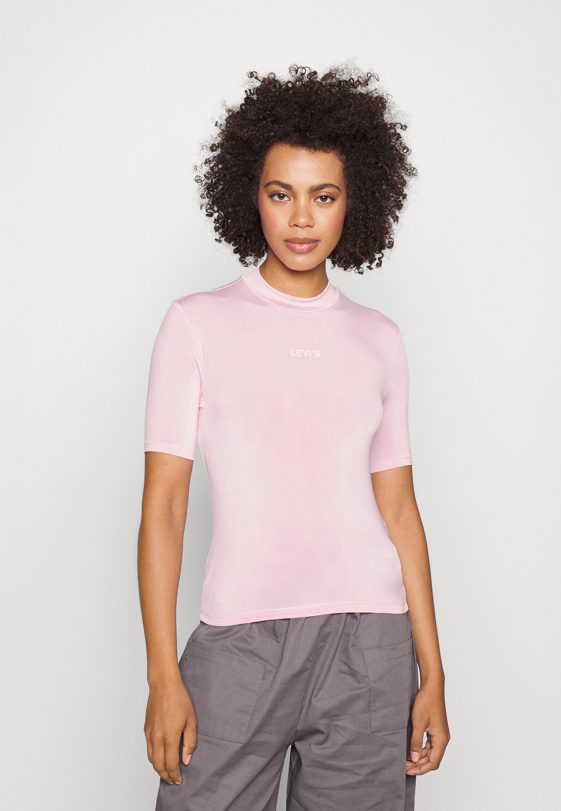 Levi's® GRAPHIC SIASECOND SKIN - Print T-shirt - reds/mottled light pink