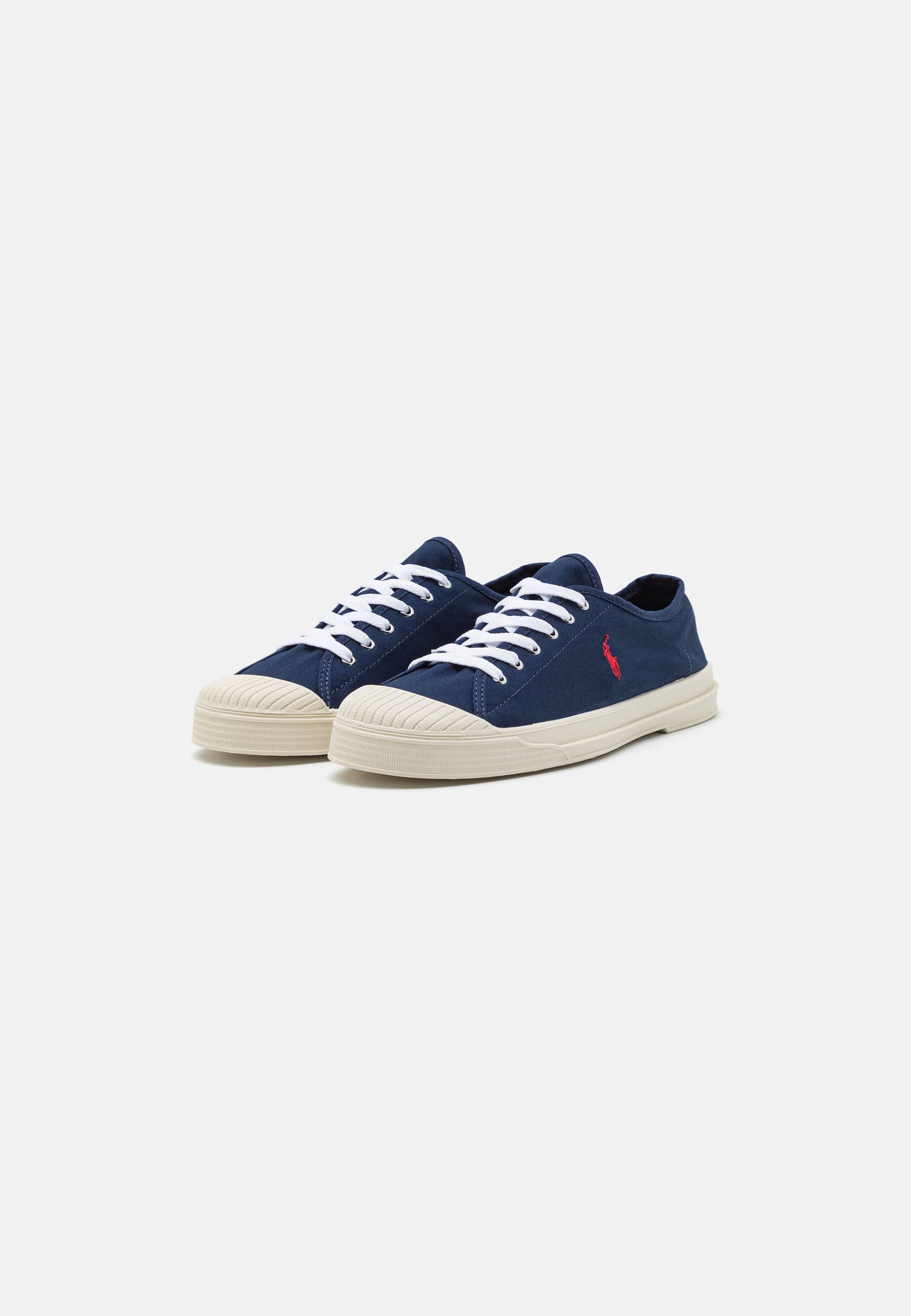 Polo Ralph Lauren ESSENCE LACE UNISEX - Trainers - newport navy/red/dark blue