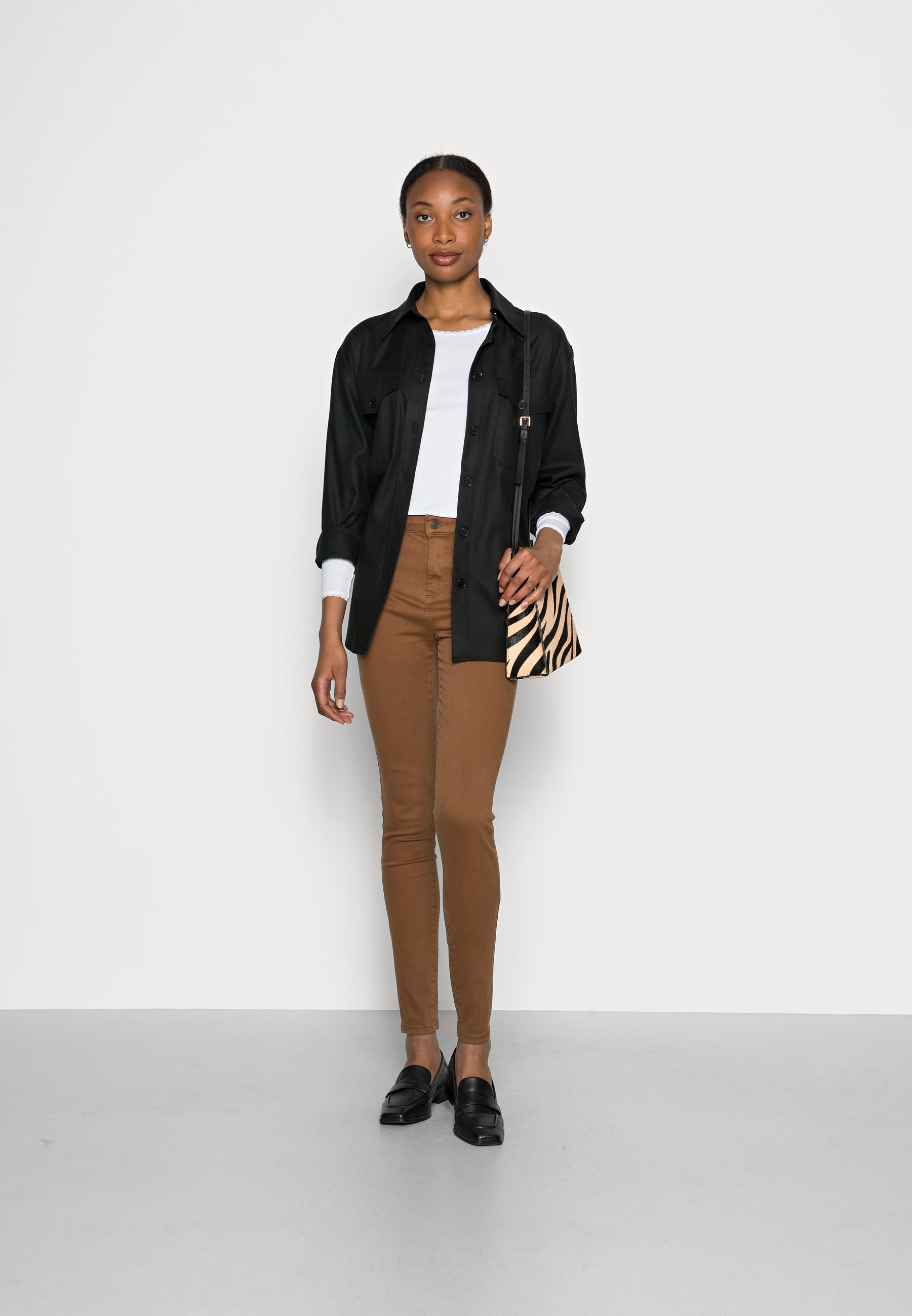 Esprit SHAPING - Jeans Skinny Fit - toffee/brown