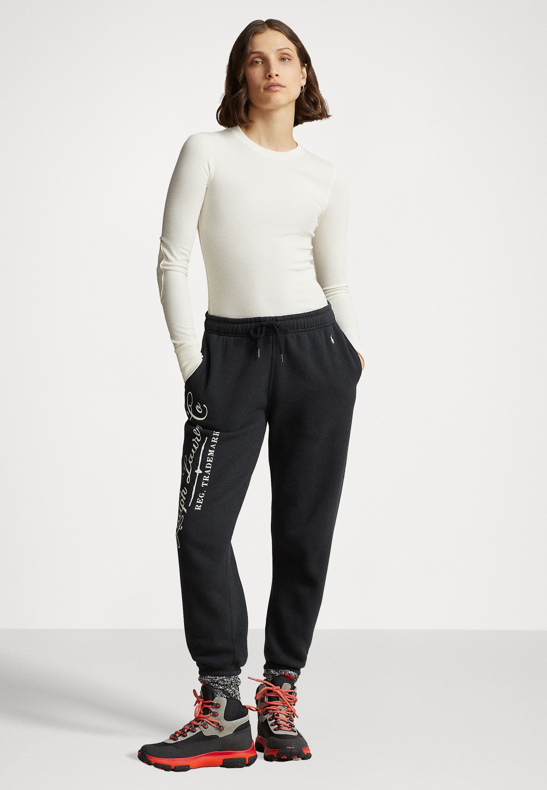 Polo Ralph Lauren LONG SLEEVE - Long sleeved top - clubhouse cream/beige