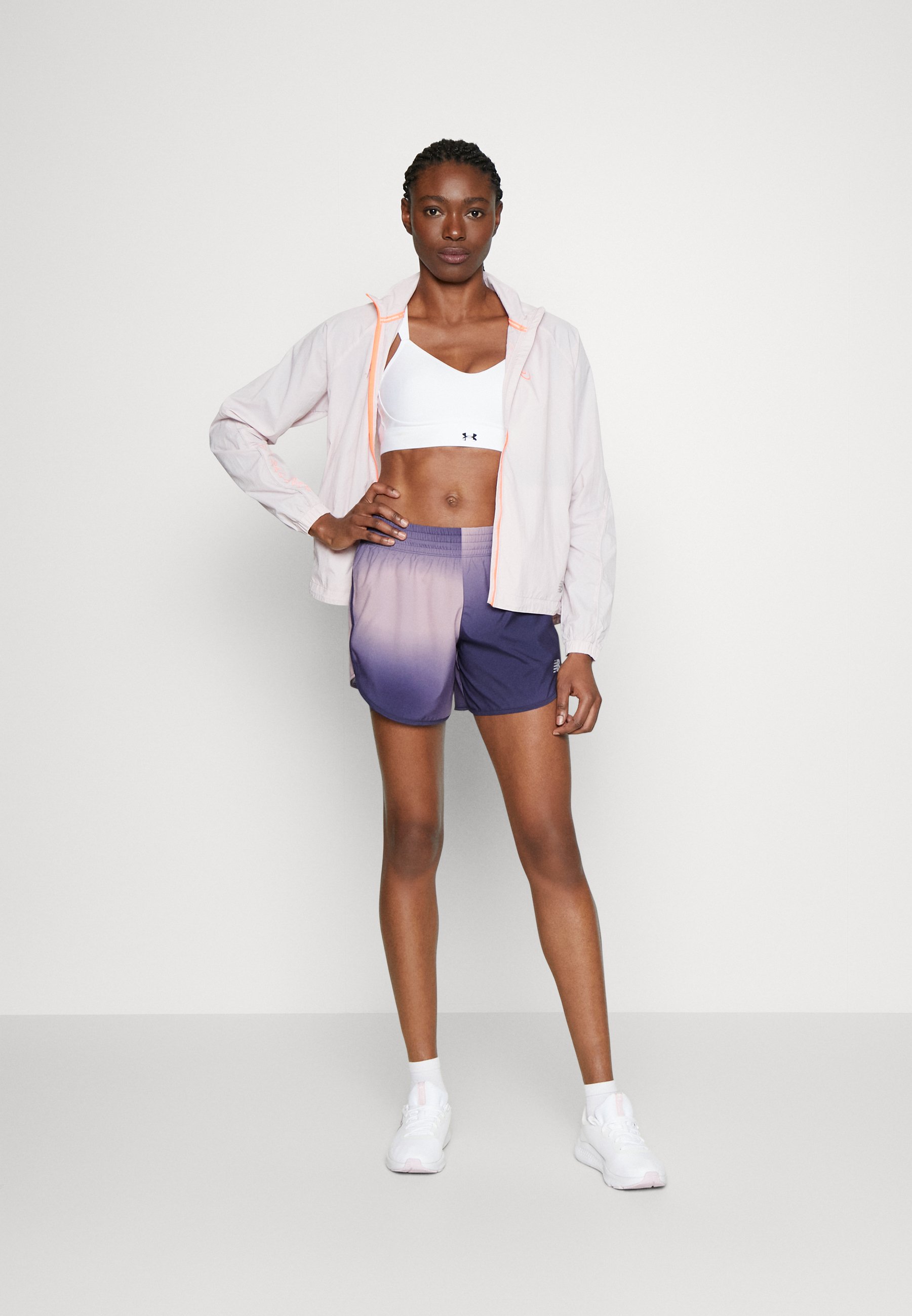 NB PRINTED ACCELERATE 5 INCH SHORT - Sports shorts - lilac cloud/lilac