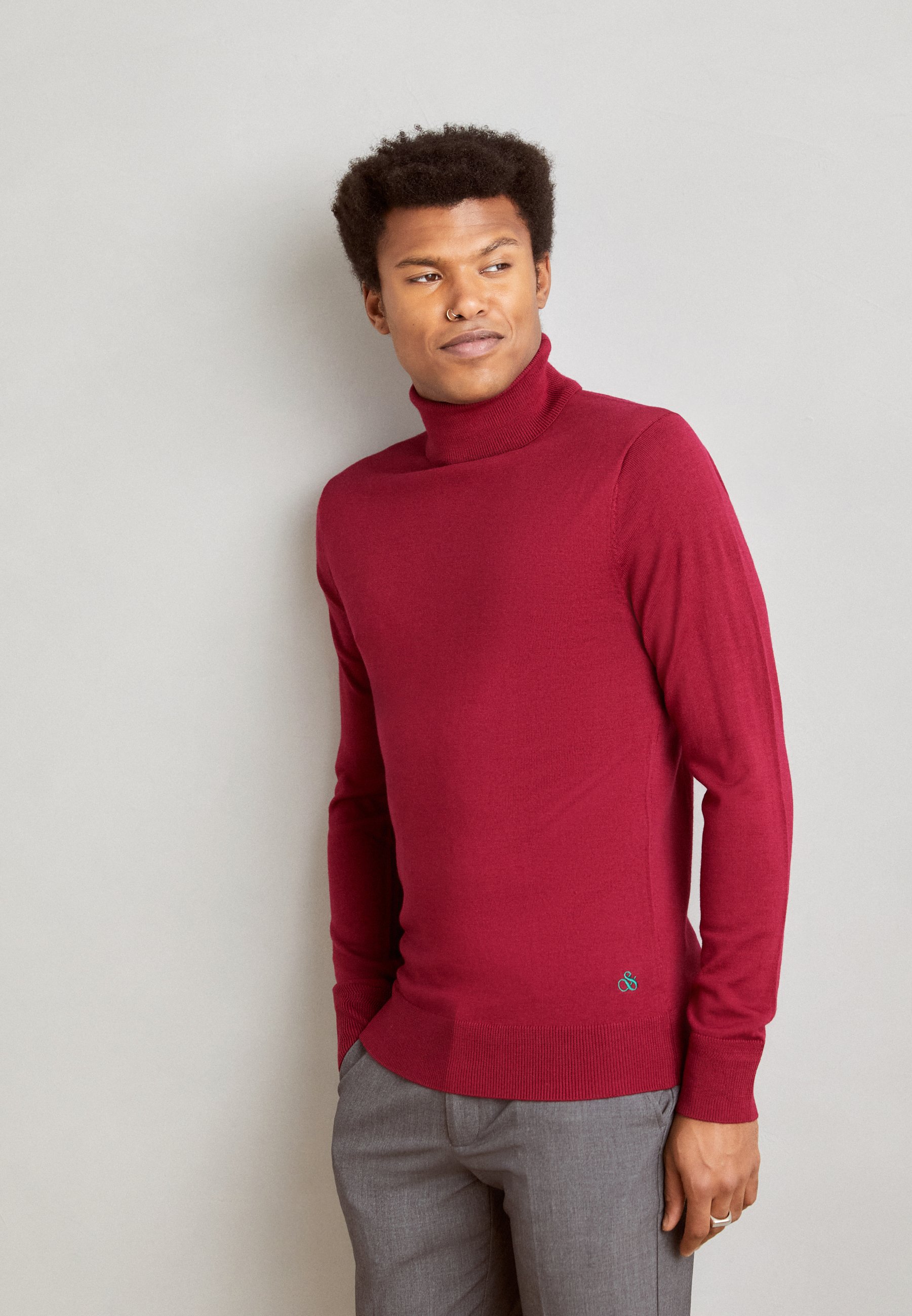 Scotch & Soda REGULAR FIT TURTLENECK  - Jumper - stage purple/purple