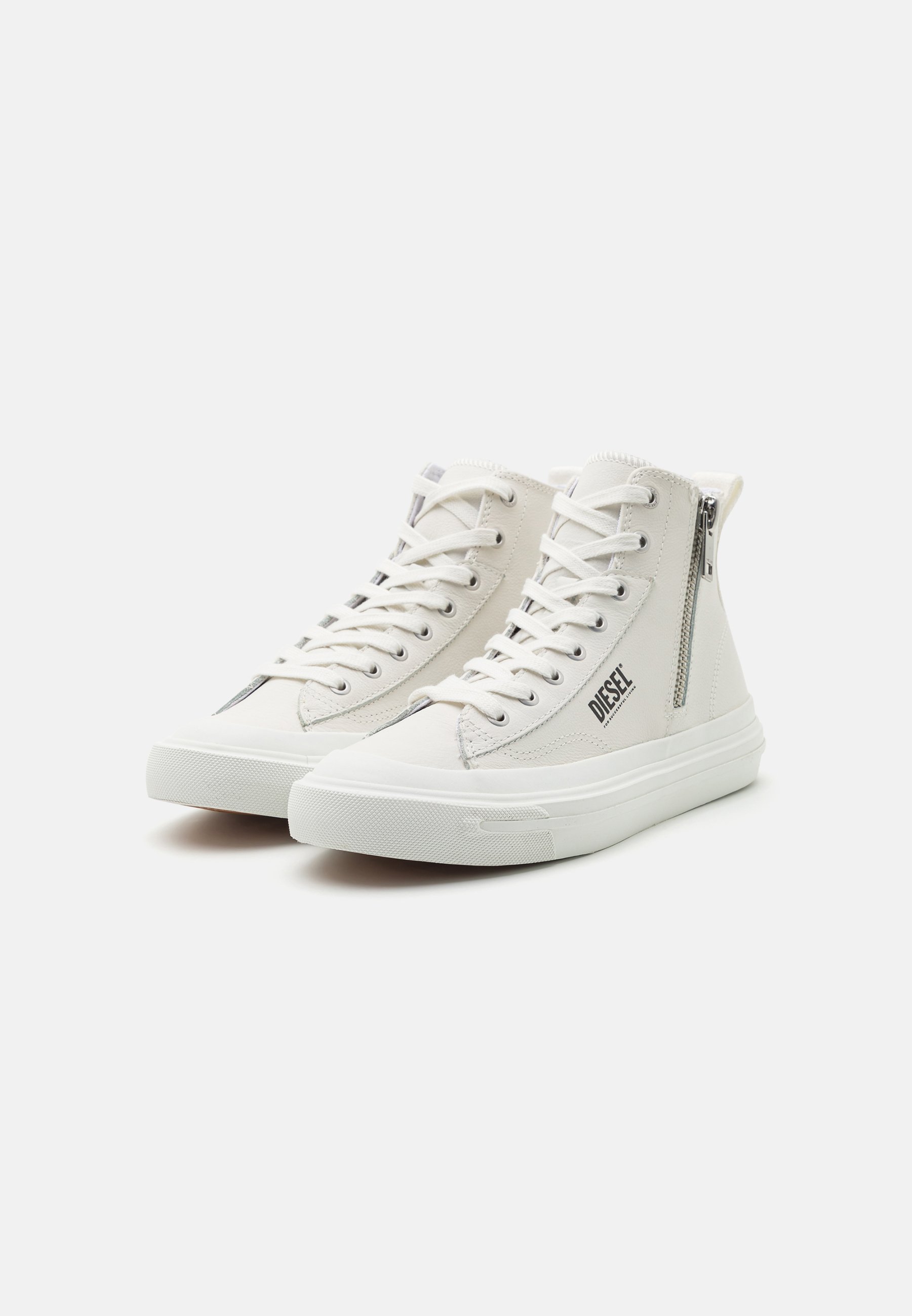 Diesel S-ATHOS DV MID - High-top trainers - white