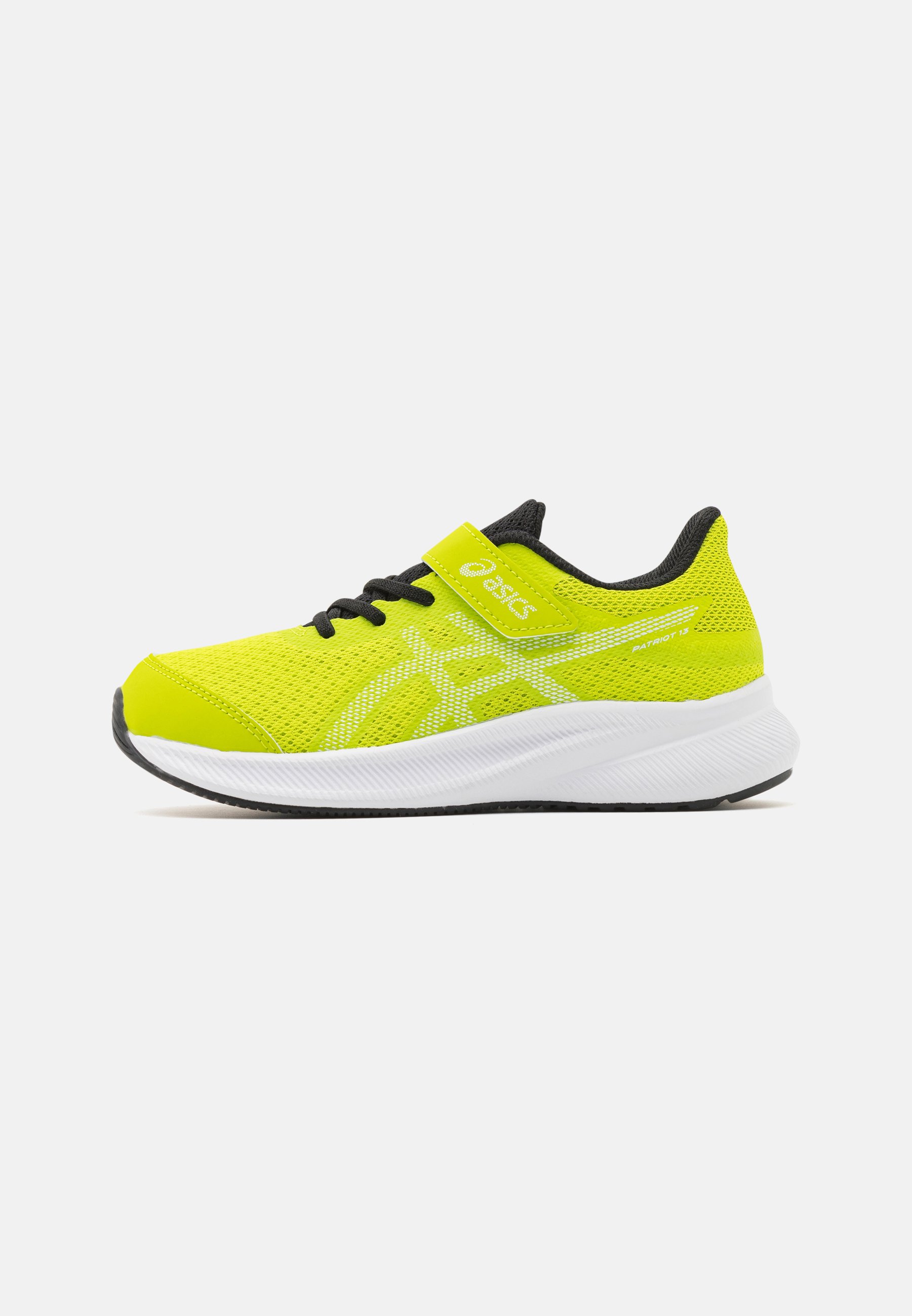 ASICS PATRIOT 13 UNISEX - Minimalist running shoes - lime zest/white/green