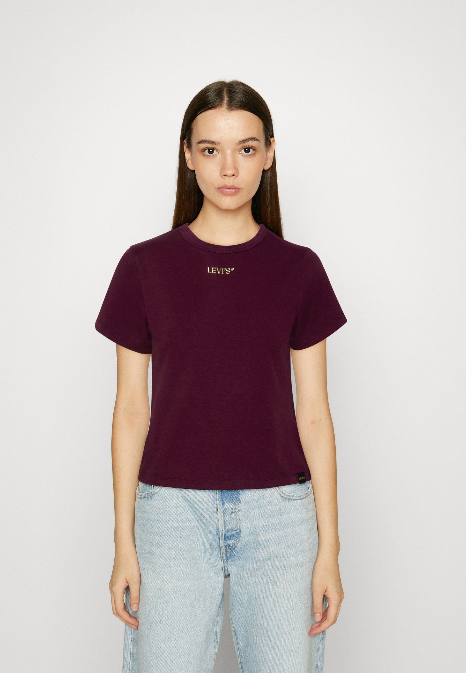 Levi's® GRAPHIC RICKIE TEE - Basic T-shirt - merlot/bordeaux