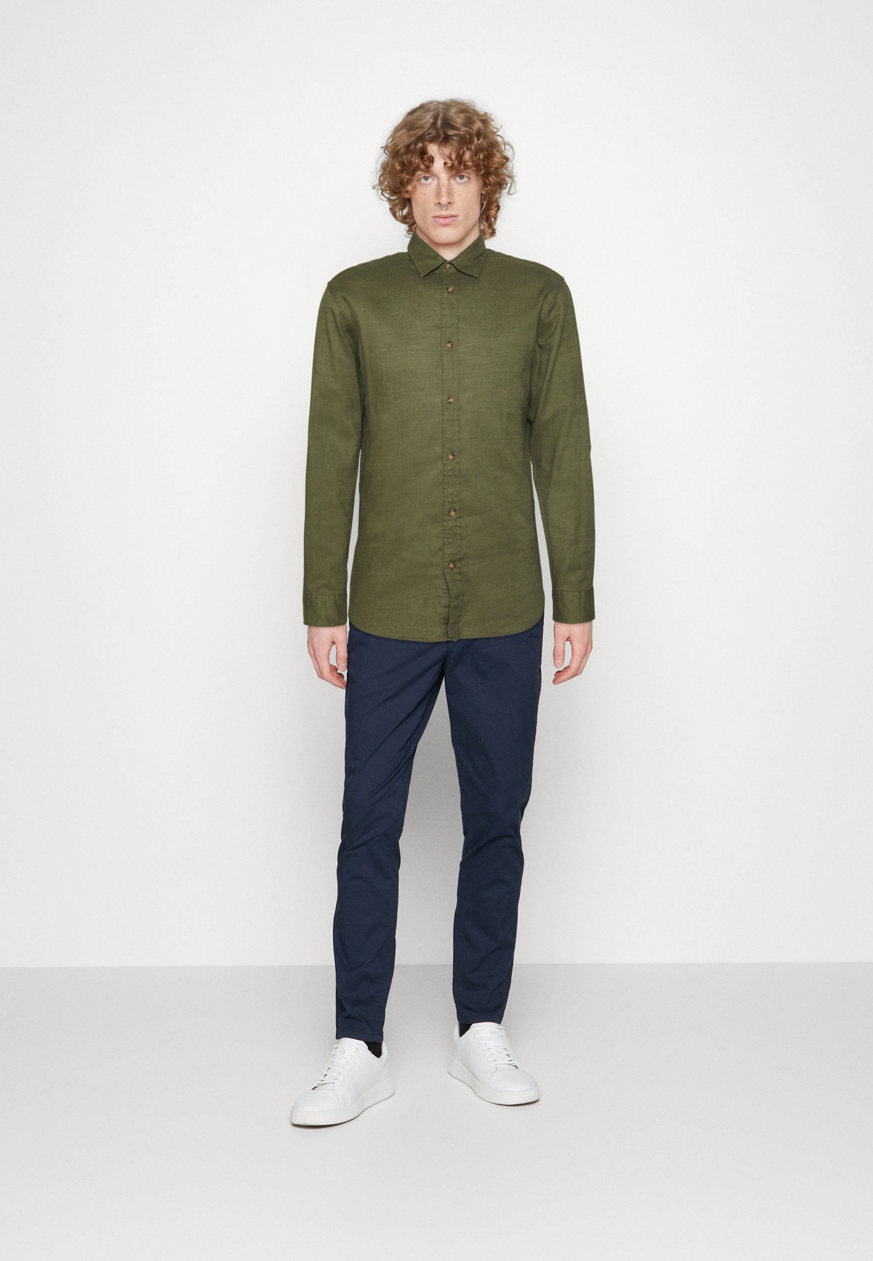 Jack &Jones JJSLUB - Shirt - olive night/olive