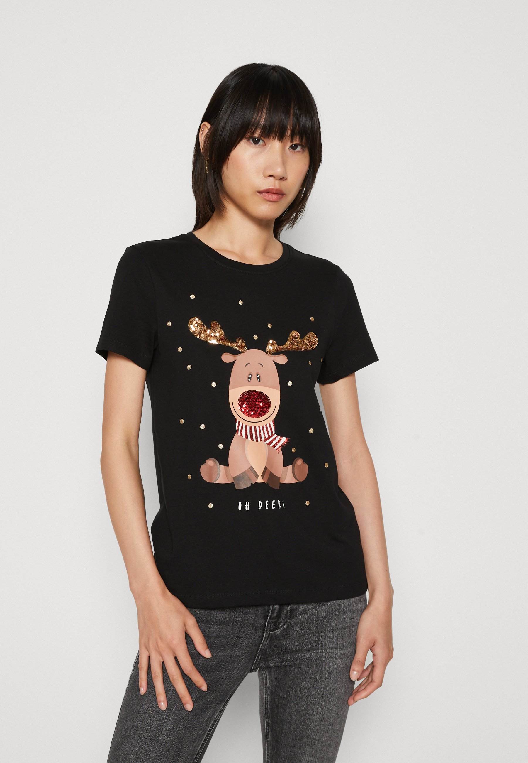 ONLY ONLXMAS YRSA CHRISTMAS  - Print T-shirt - black