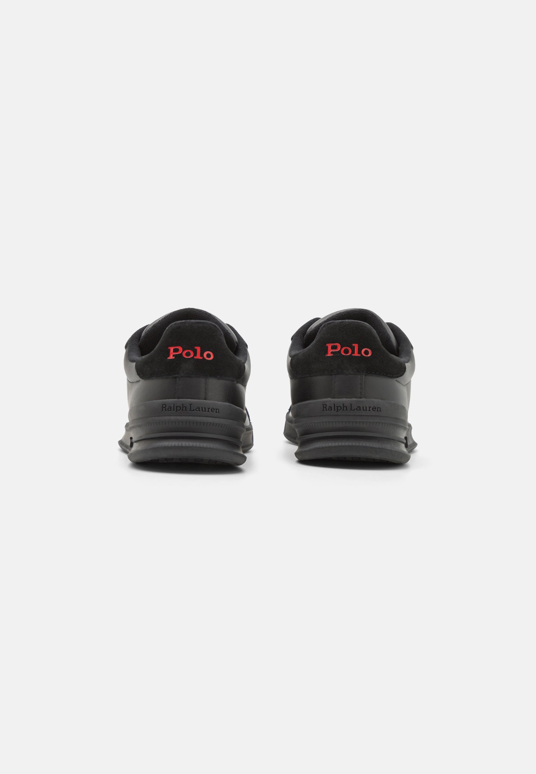 Polo Ralph Lauren LACE UNISEX - Trainers - black/red/black