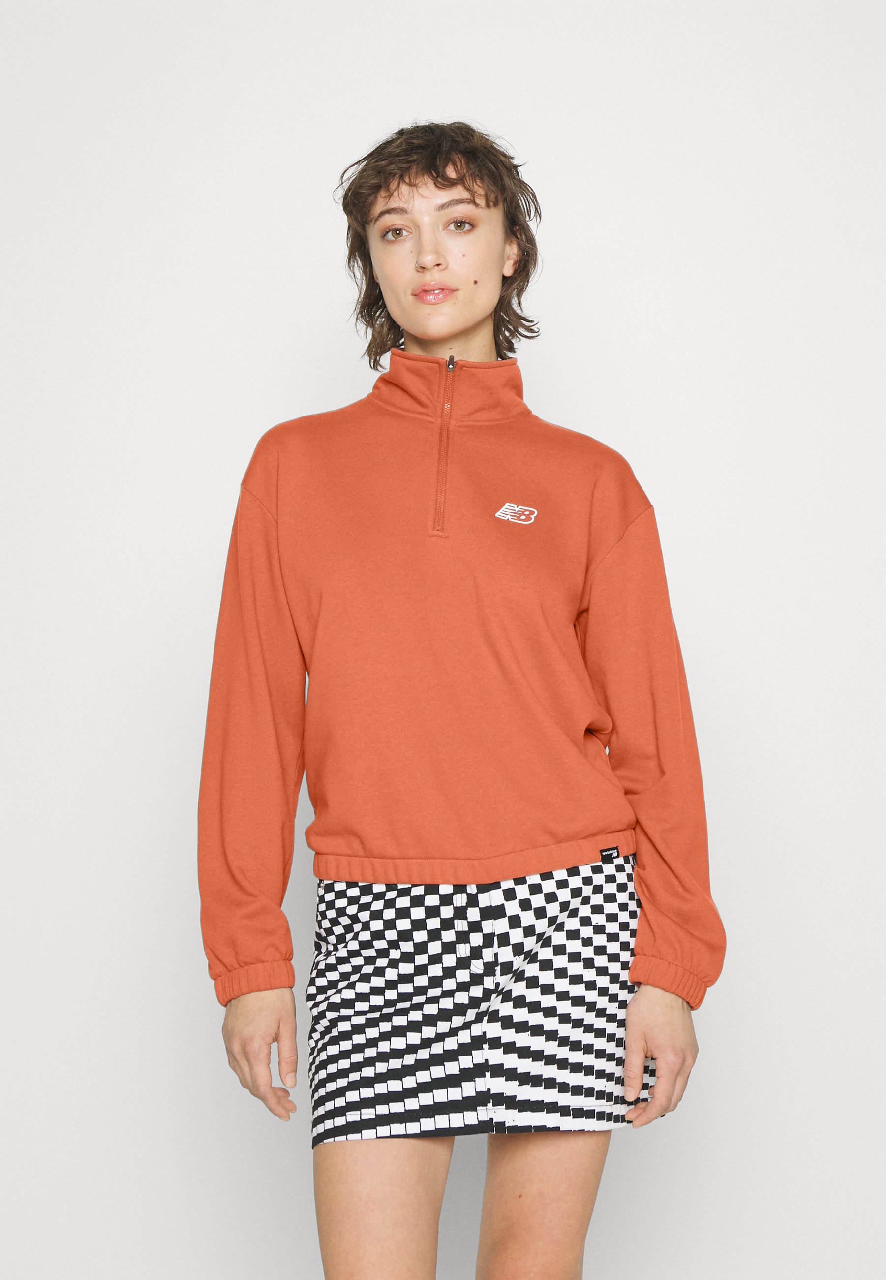 NB SPORT FRENCH TERRY - Sweatshirt - mahogany/brown