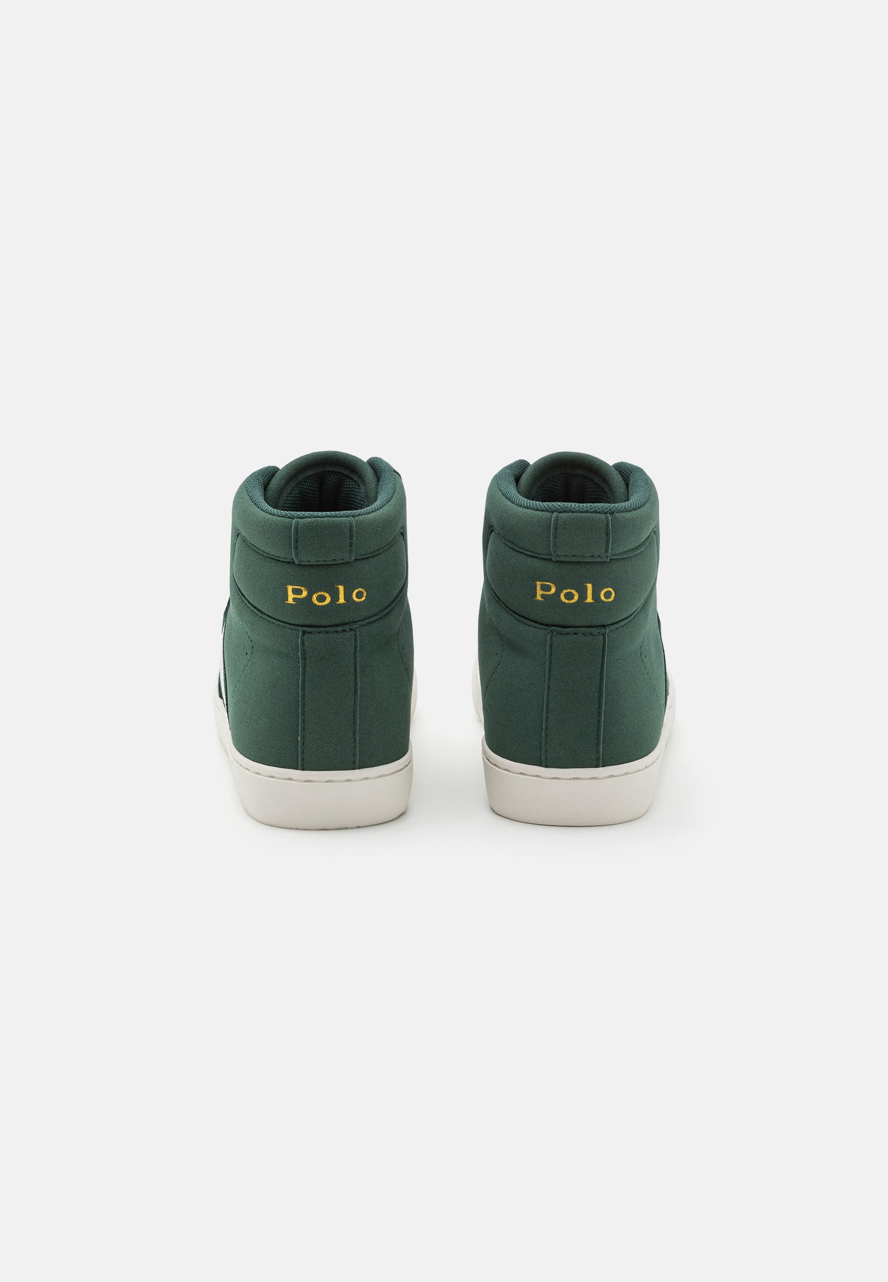 Polo Ralph Lauren COURT UNISEX - High-top trainers - green/cream/gold/dark green