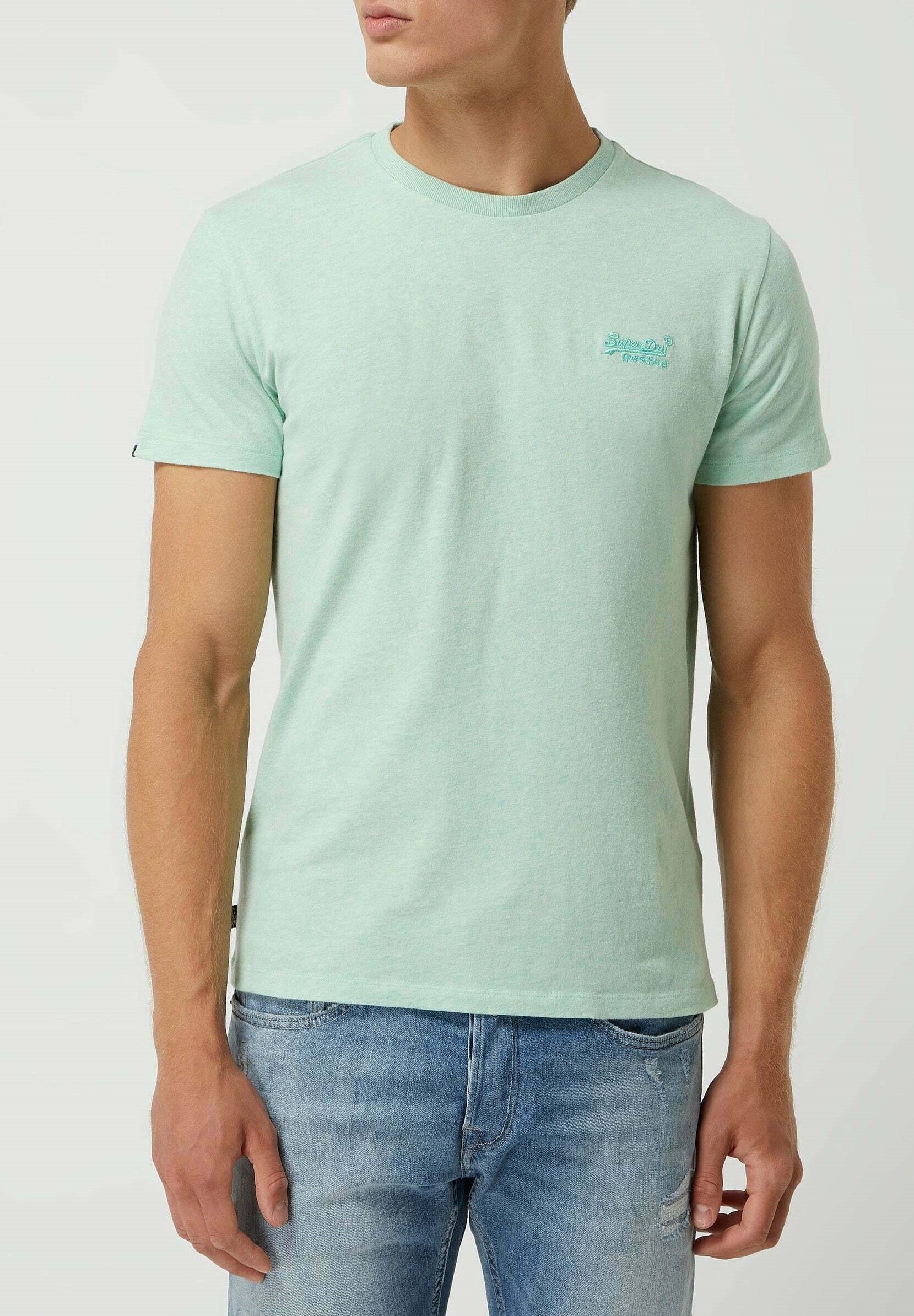 Superdry Basic T-shirt - mint meliert/mint