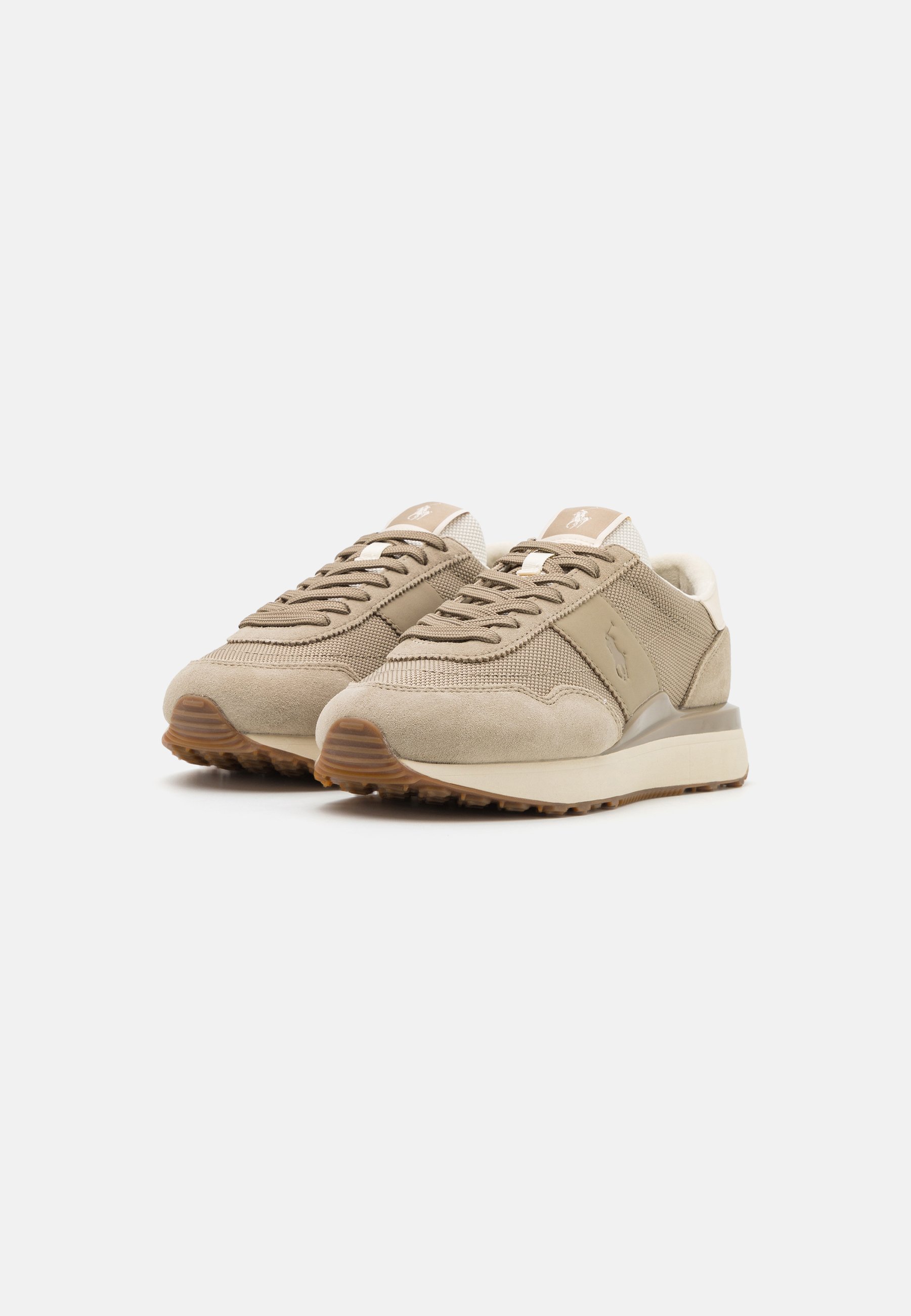 Polo Ralph Lauren TRAIN LACE UNISEX - Trainers - straw khaki/beige