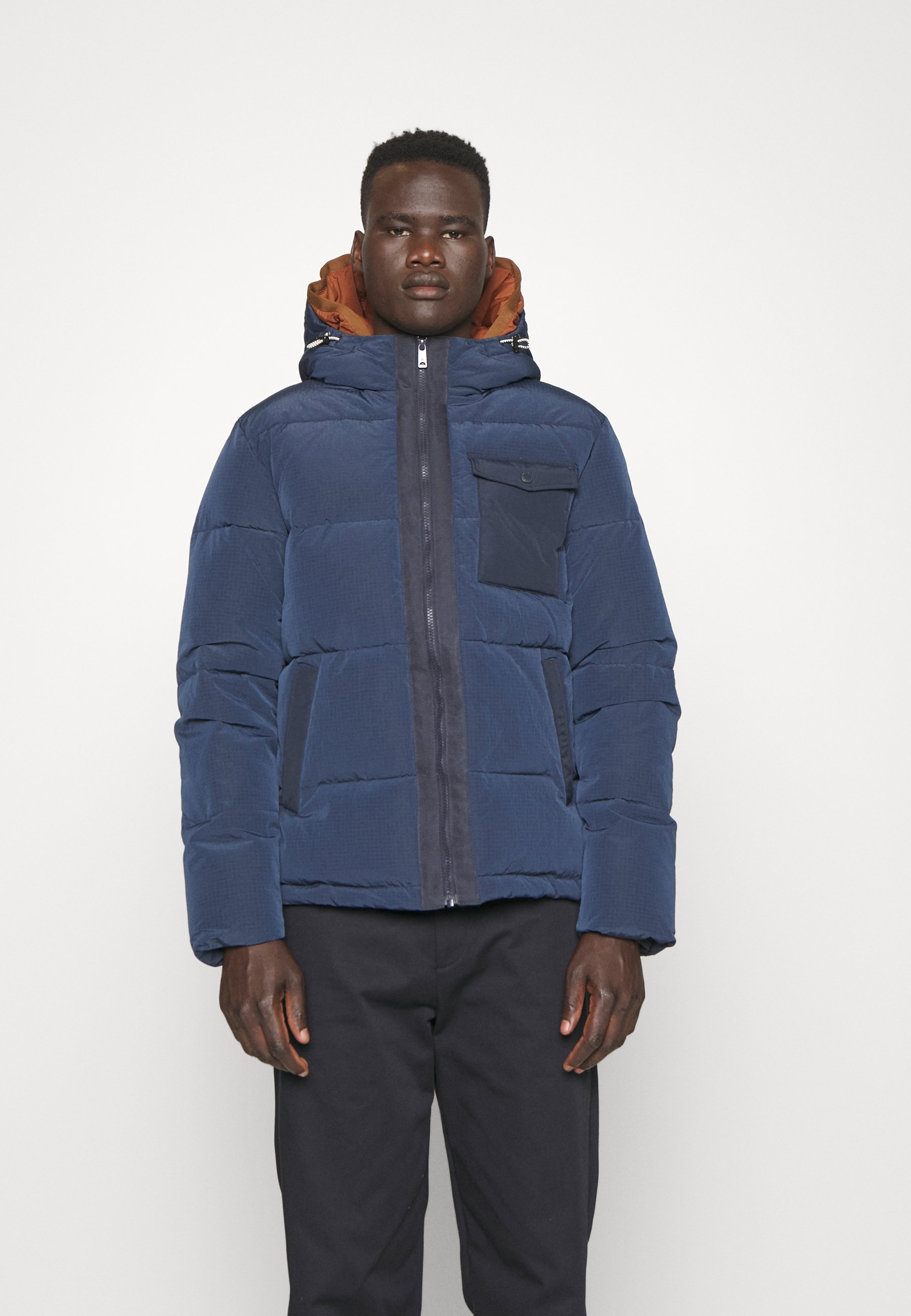 Scotch & Soda HOODED JACKET - Winter jacket - night/dark blue