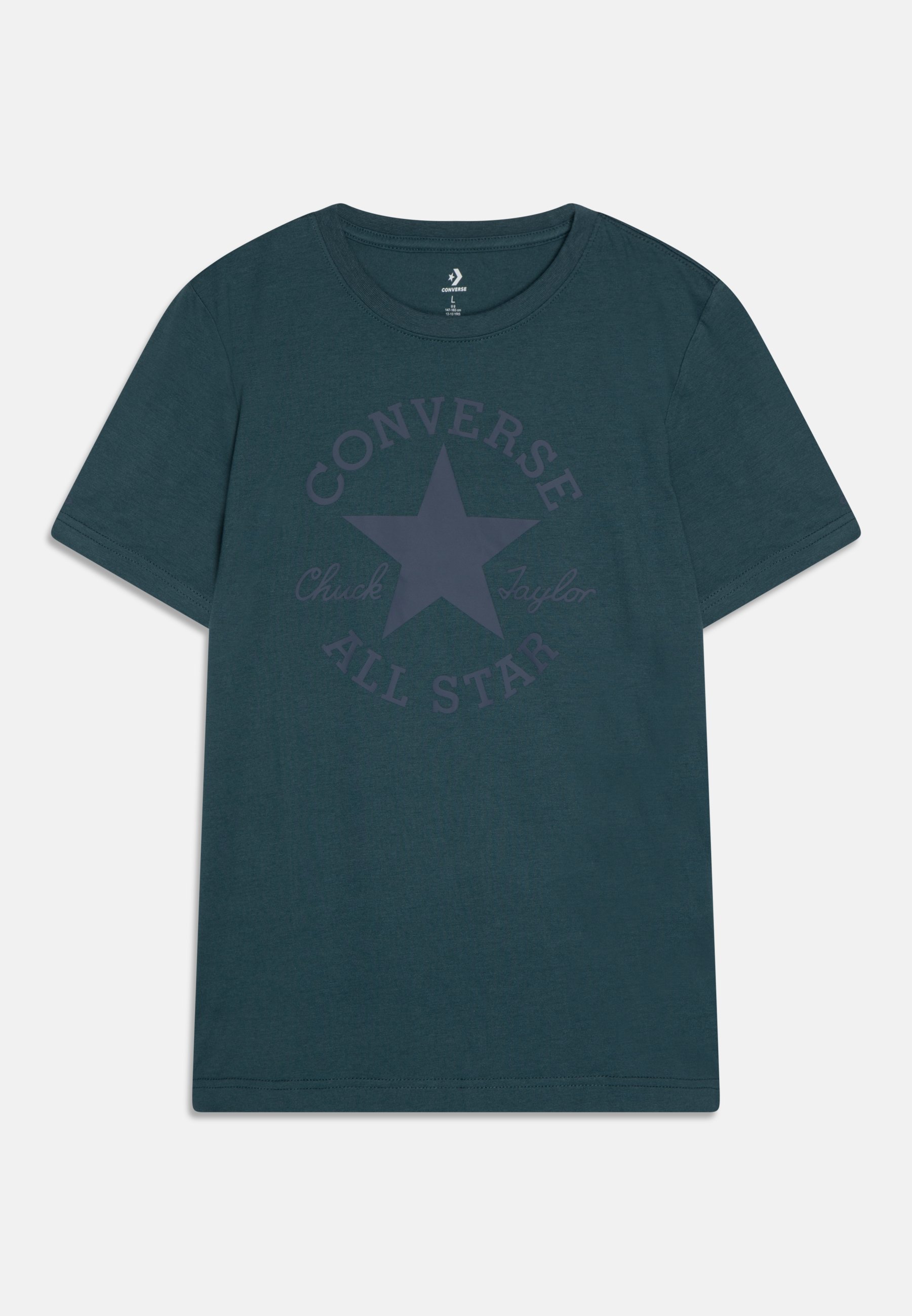Converse DISSECTED COLOR TEE - Print T-shirt - ash green/khaki