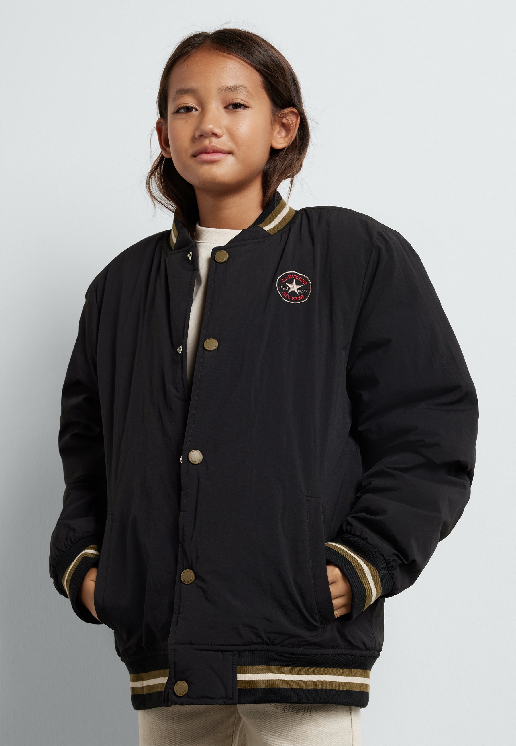 Converse VARSITY UNISEX - Bomber Jacket - black