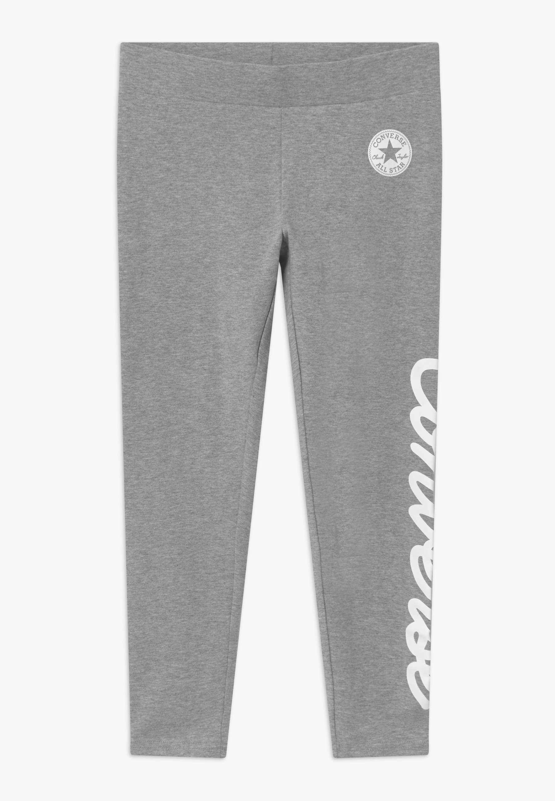 Converse SIGNATURE CHUCK - Leggings - Trousers - grey heather/mottled light grey