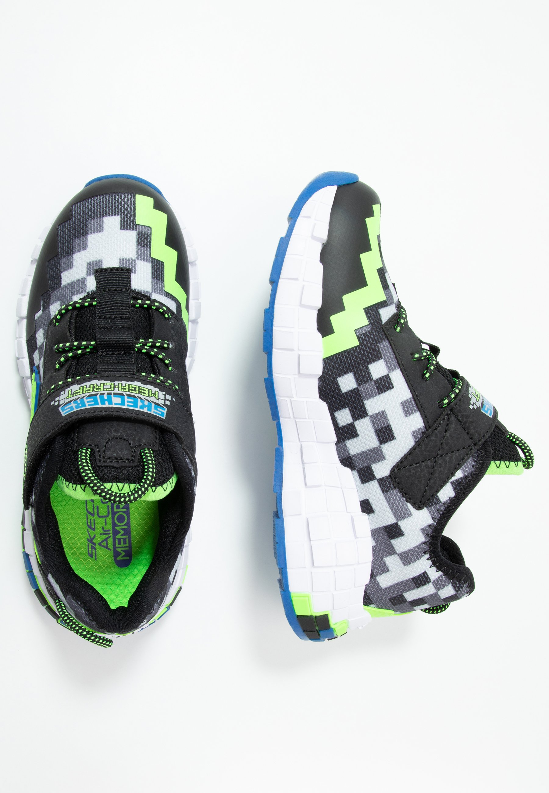 Skechers MEGA-CRAFT - Trainers - black/blue/lime/black