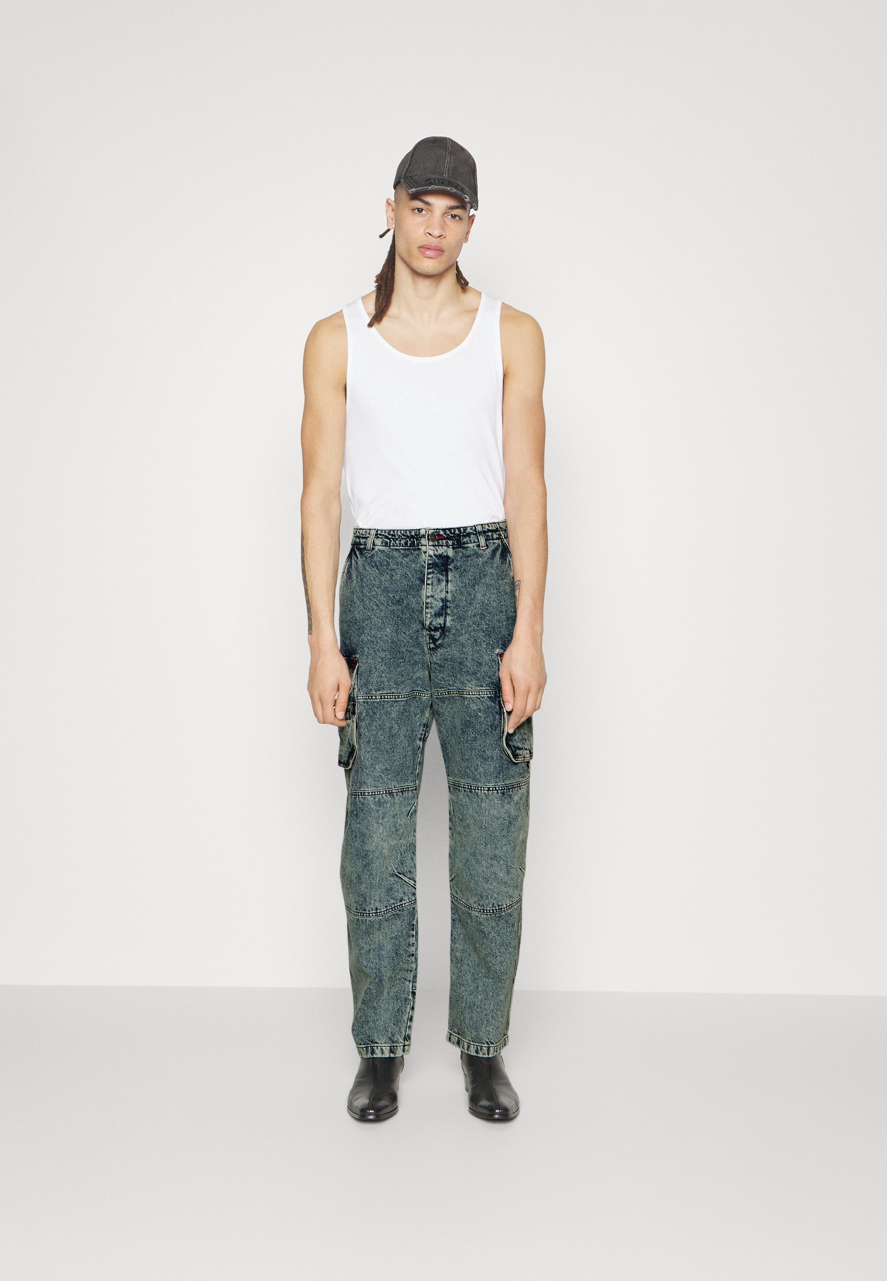 Diesel D FISH - Relaxed fit jeans - denim/blue denim