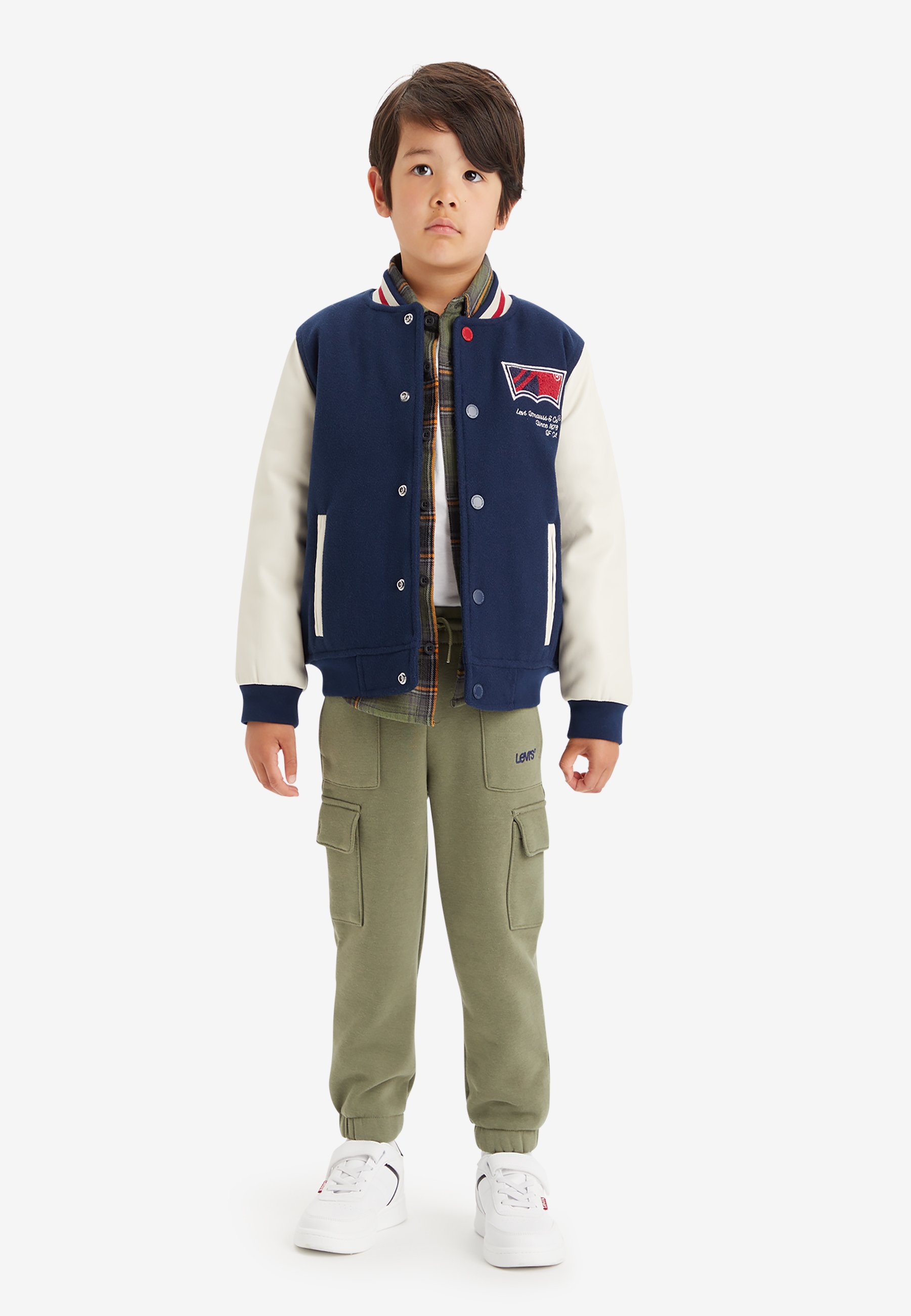 Levi's® UTILITY - Tracksuit bottoms - olivine/khaki