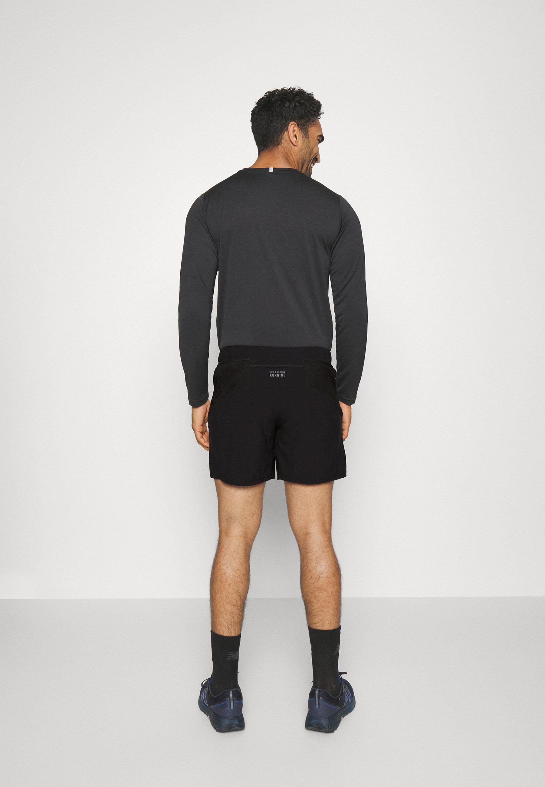 NB IMPACT RUN LUMINOUS 6 INCH SHORT - Sports shorts - black