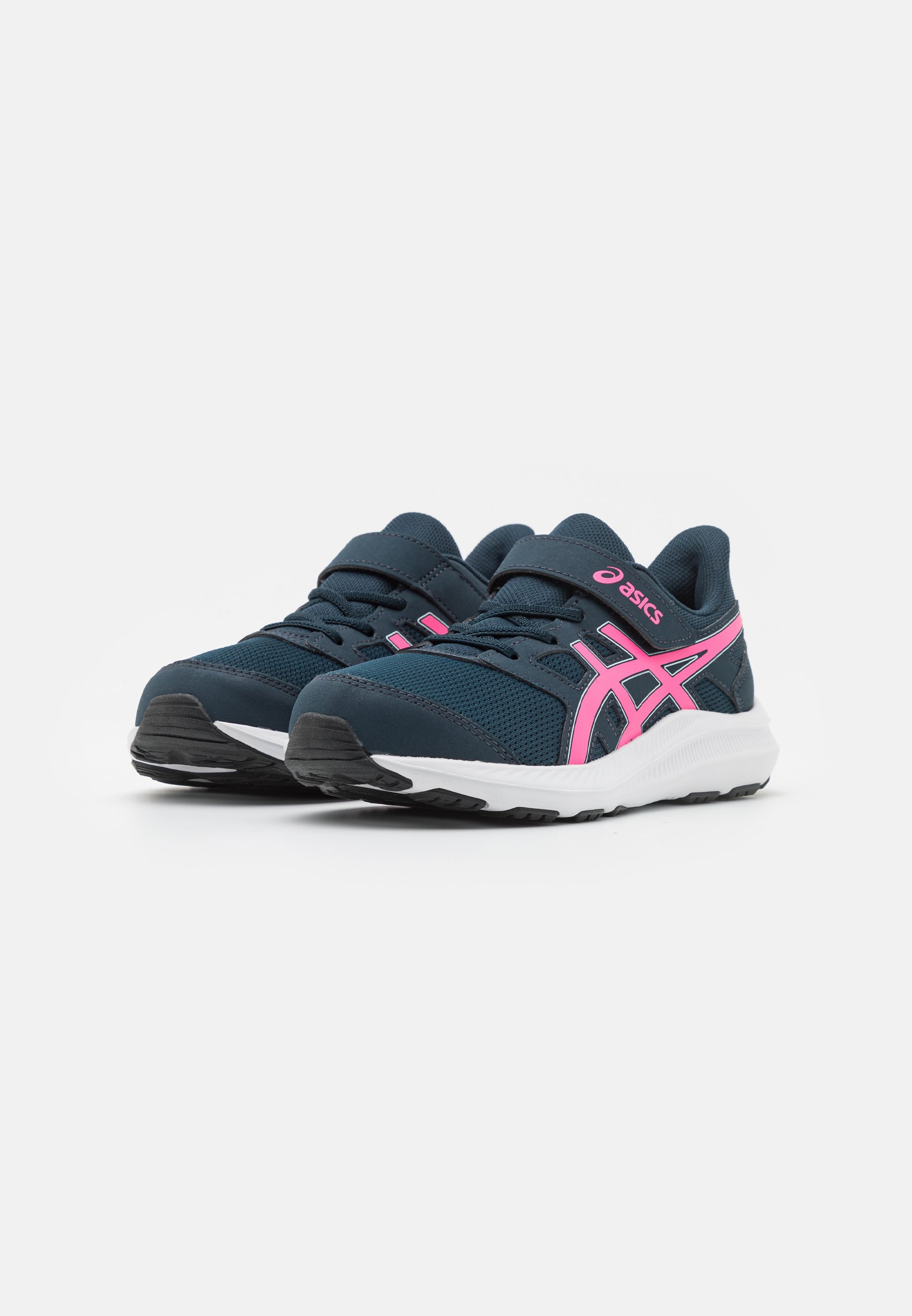 ASICS JOLT 4 UNISEX - Neutral running shoes - french blue/hot pink/blue