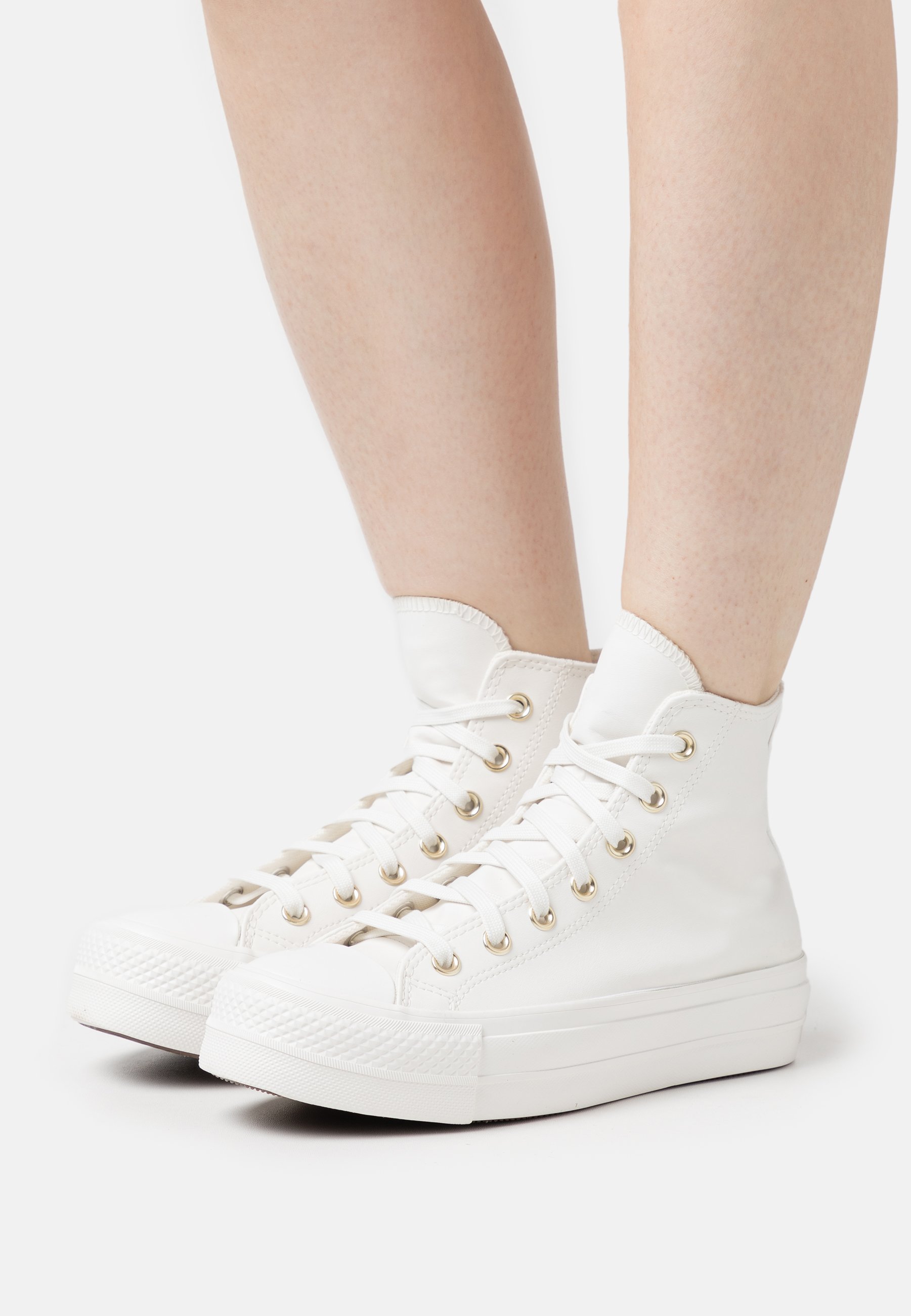 Converse CHUCK TAYLOR ALL STAR LIFT - High-top trainers - vintage white/egret/gold/white
