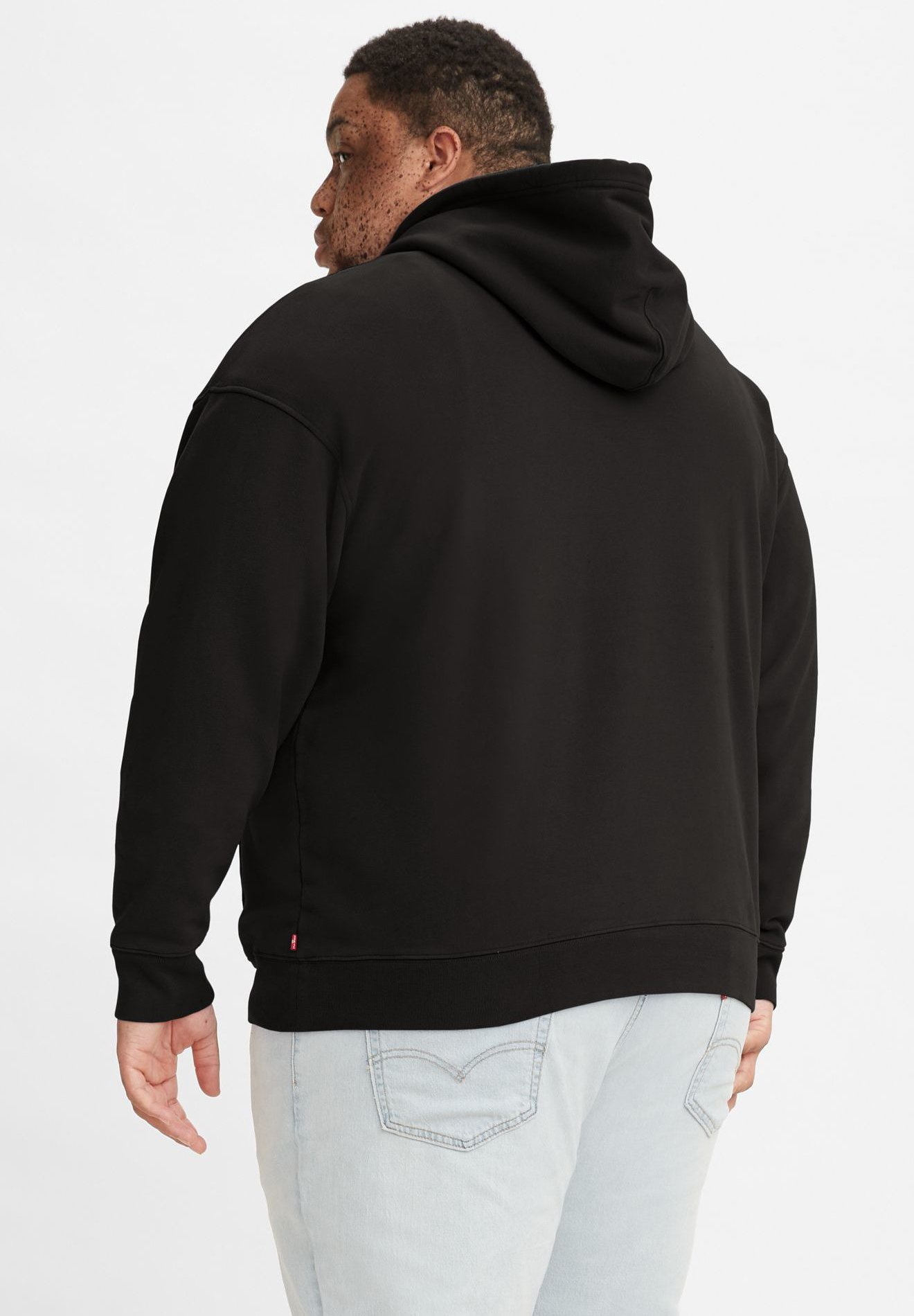 Levi's® BIG RELAXED GRAPHIC PO PLUS POSTER  - Hoodie - blacks/dark blue