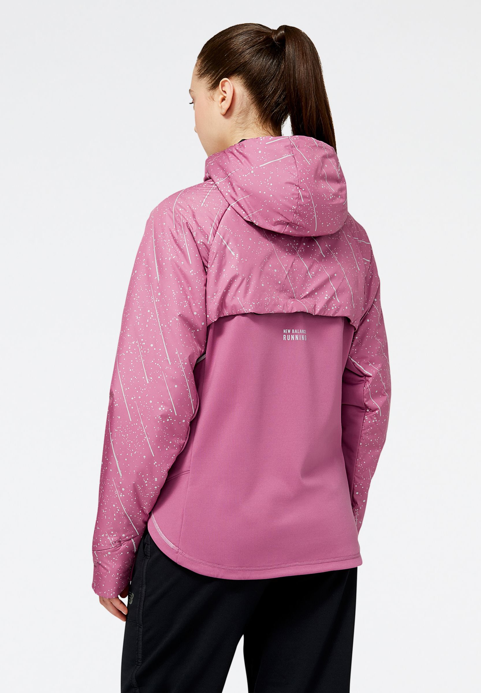 NB REFLECTIVE IMPACT RUN HEAT  - Running jacket - raisin (638)/bordeaux