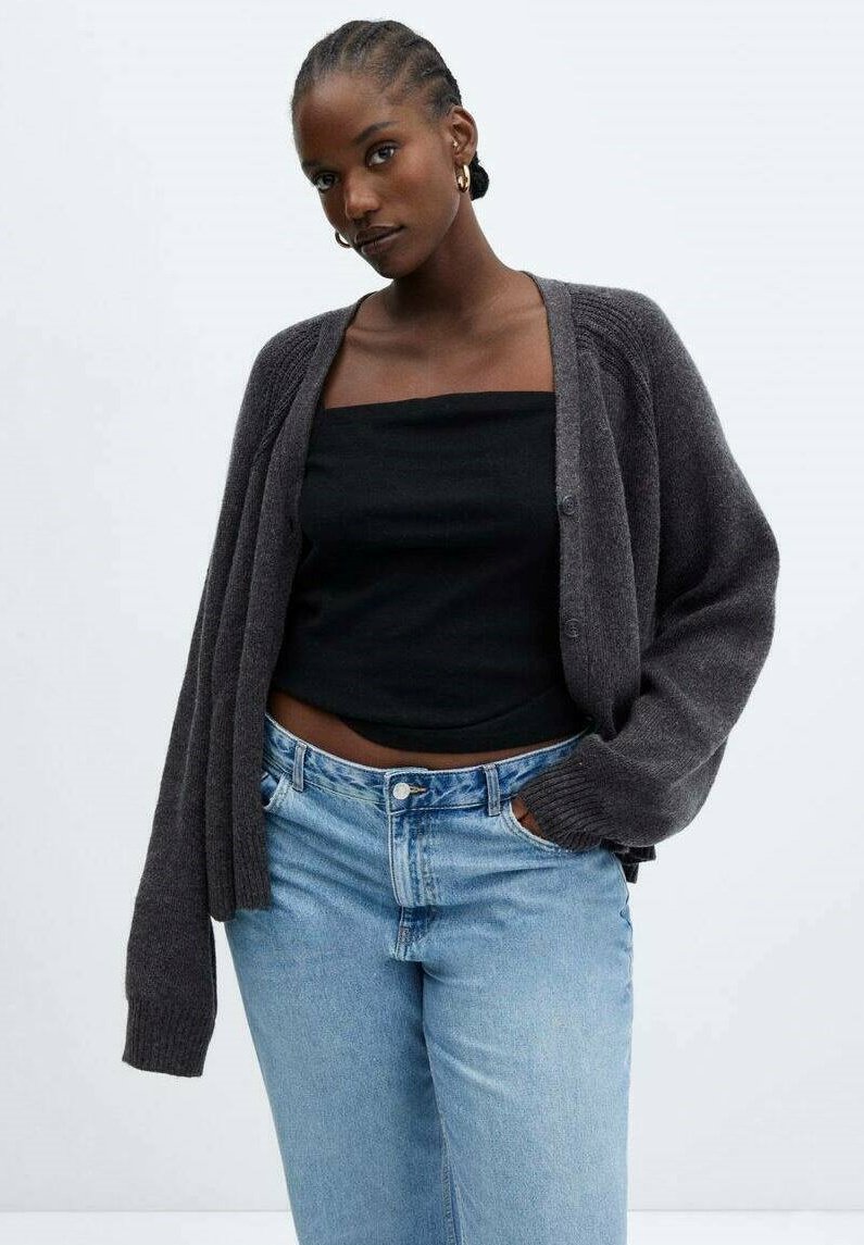 Mango BASTA - Cardigan - charcoal/anthracite