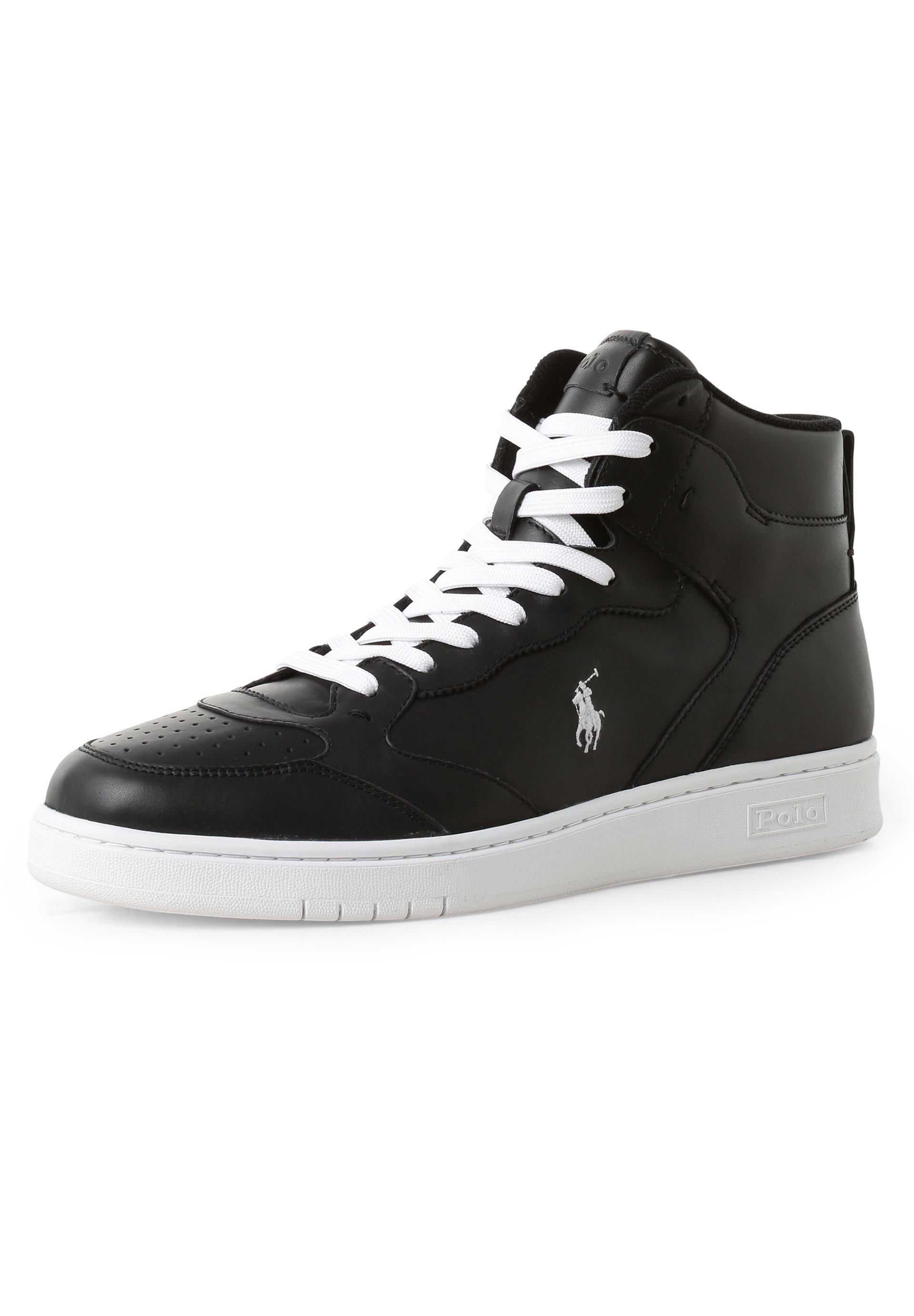 Polo Ralph Lauren CRT - High-top trainers - black/white pp/black