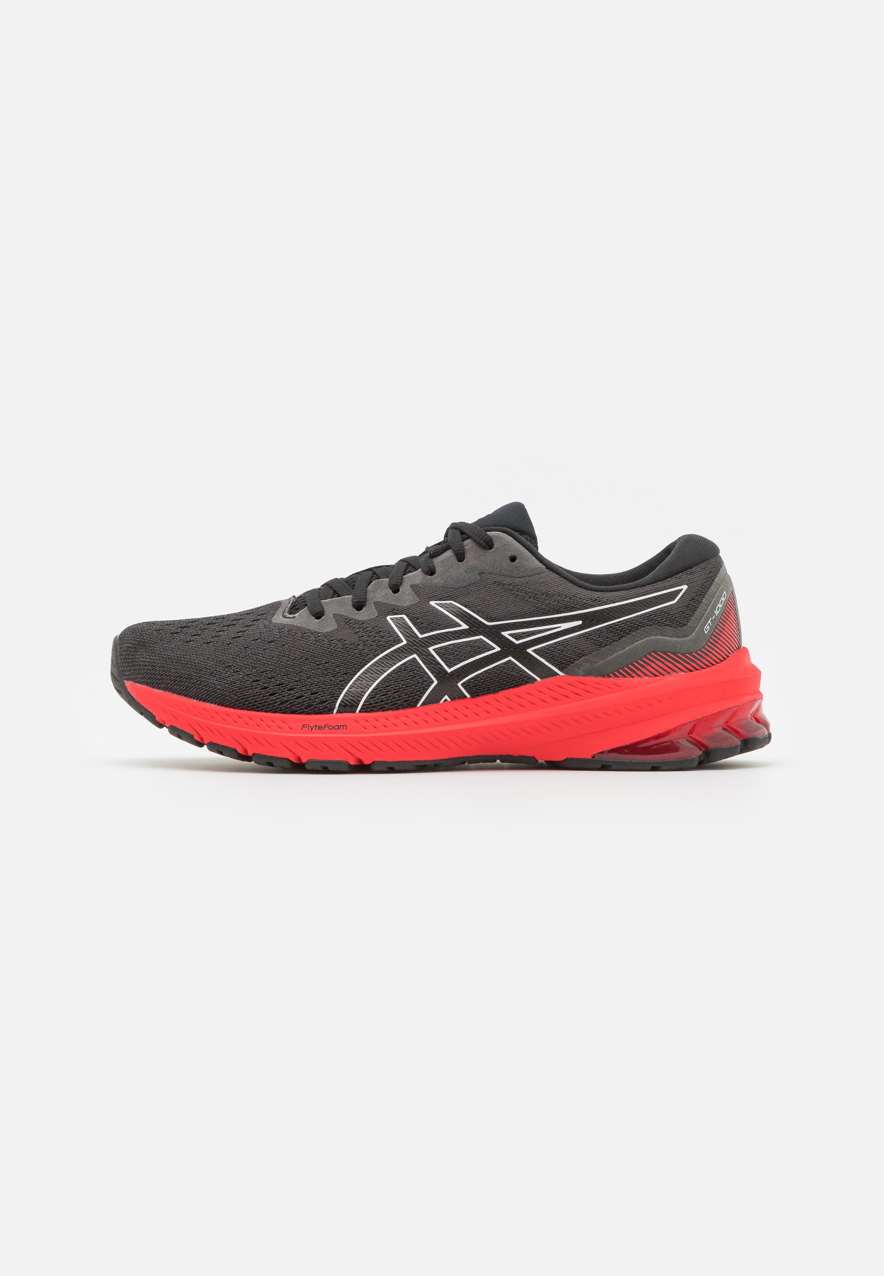 ASICS GT-1000 11 - Stabilty running shoes - black/electric red/black