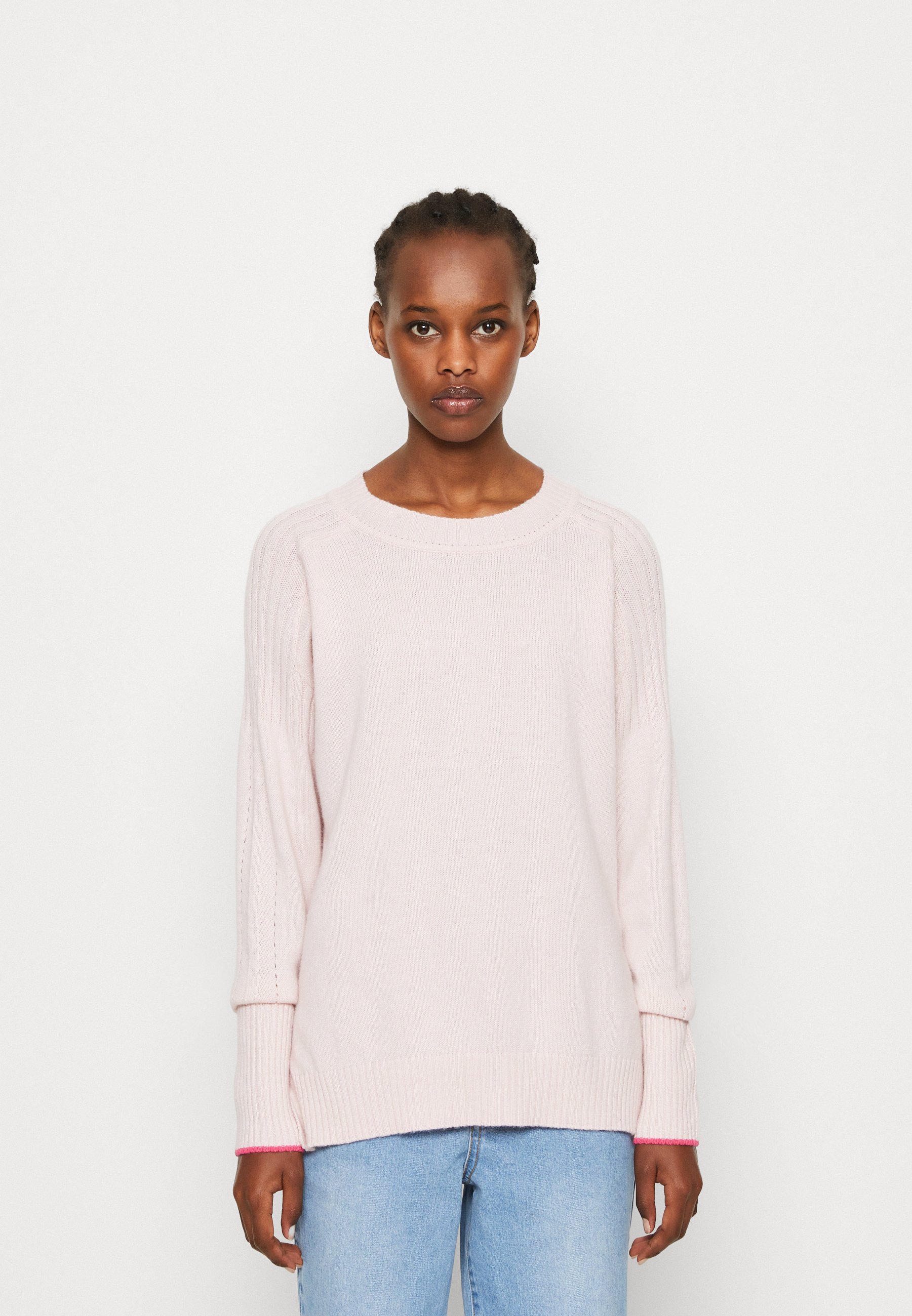 Scotch & Soda RELAXED FIT CREWNECK  - Jumper - lavender melange/pink