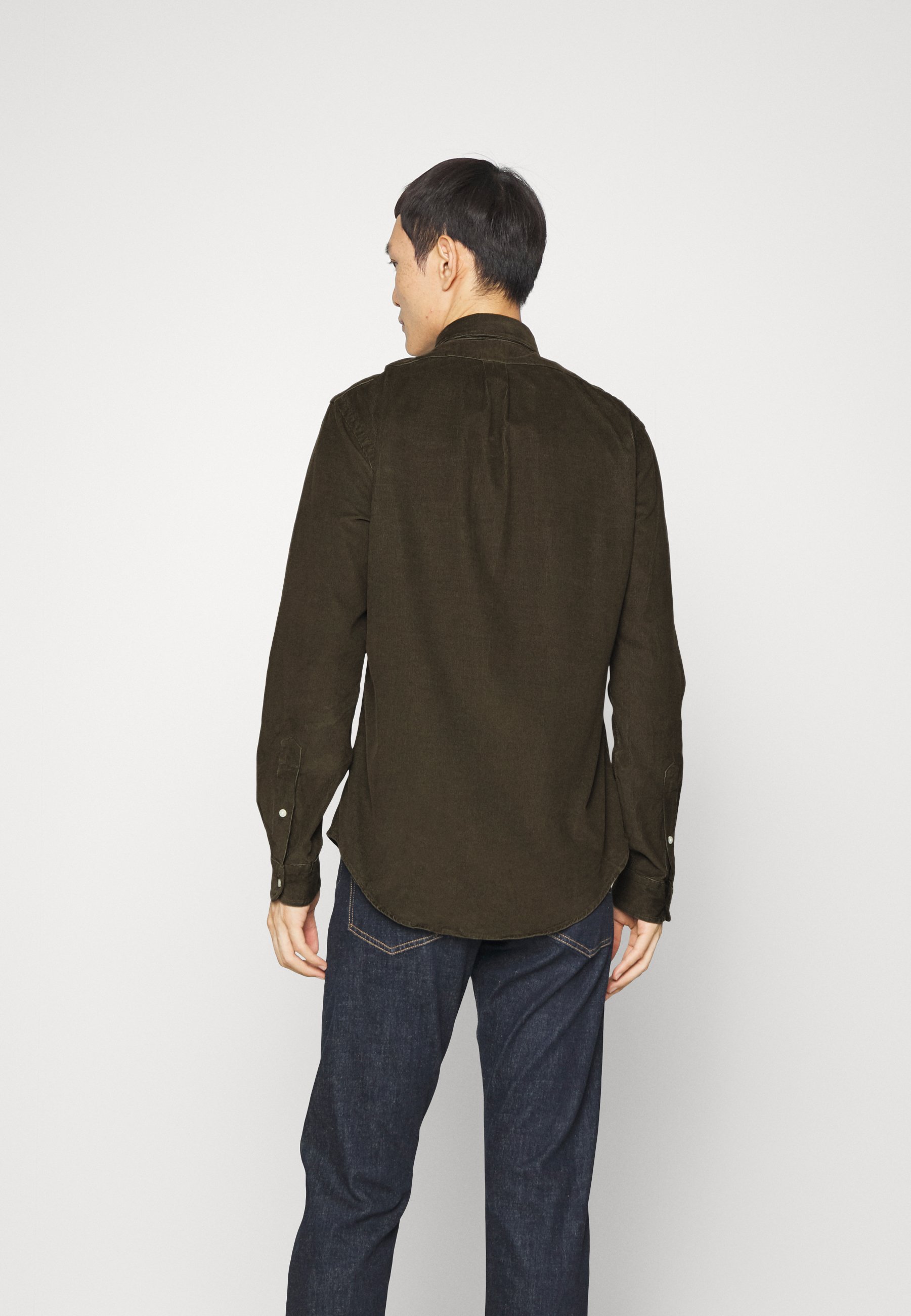 Polo Ralph Lauren LONG SLEEVE - Shirt - defender green/green
