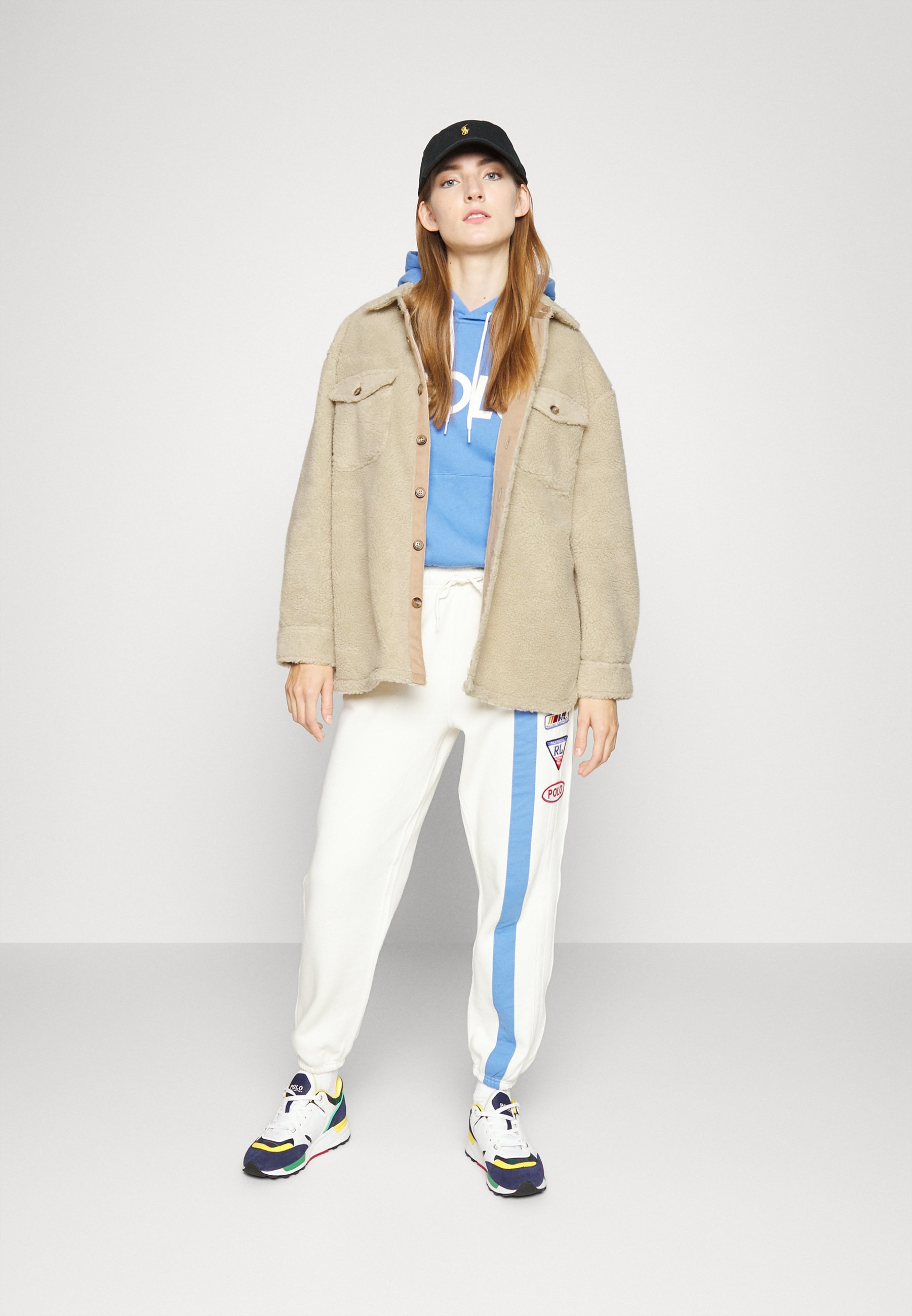 Polo Ralph Lauren ANSTA LONG SLEEVE BUTTON FRONT - Short coat - spring beige/beige