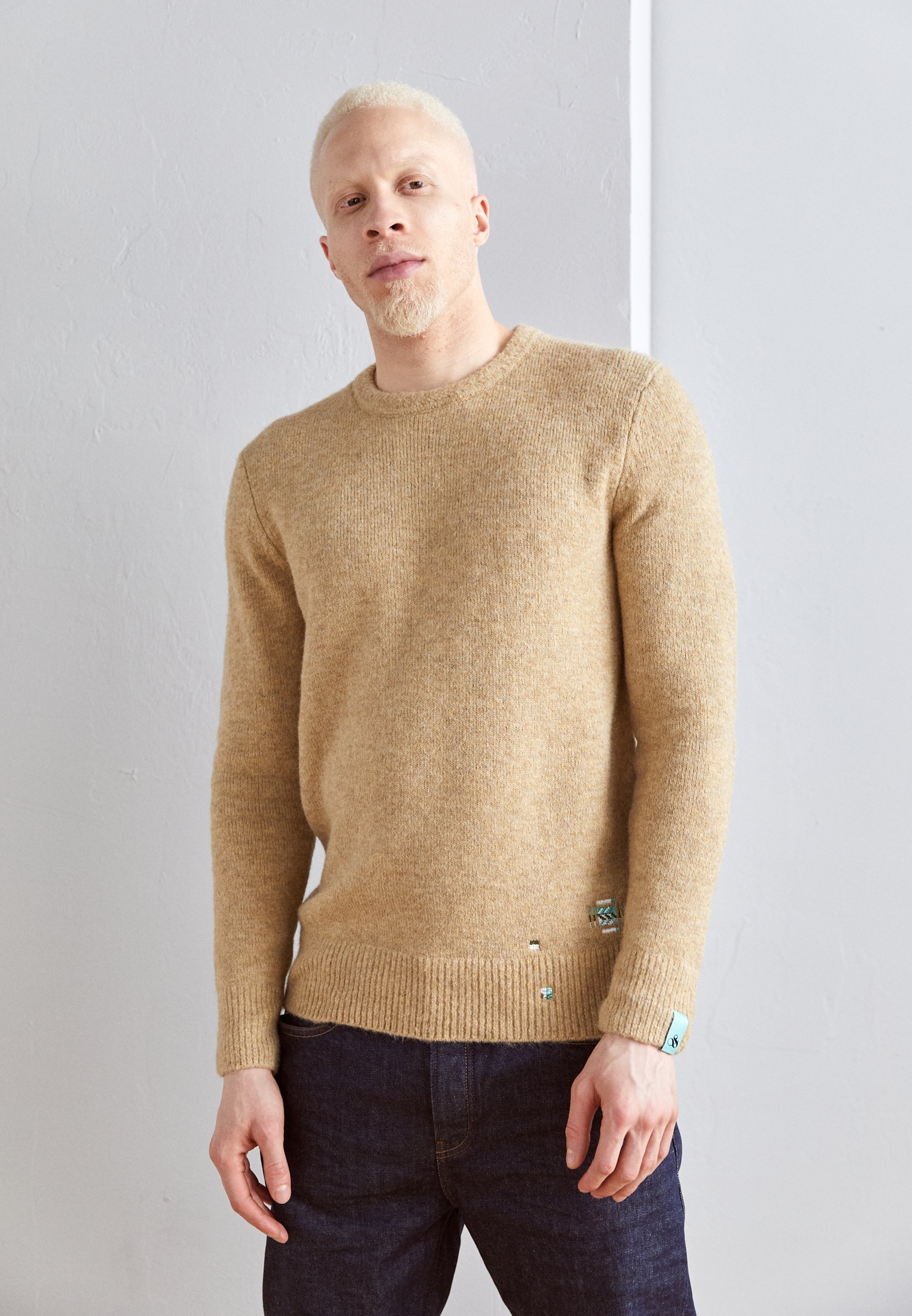 Scotch & Soda REGULAR FIT SOFTY - Jumper - camel