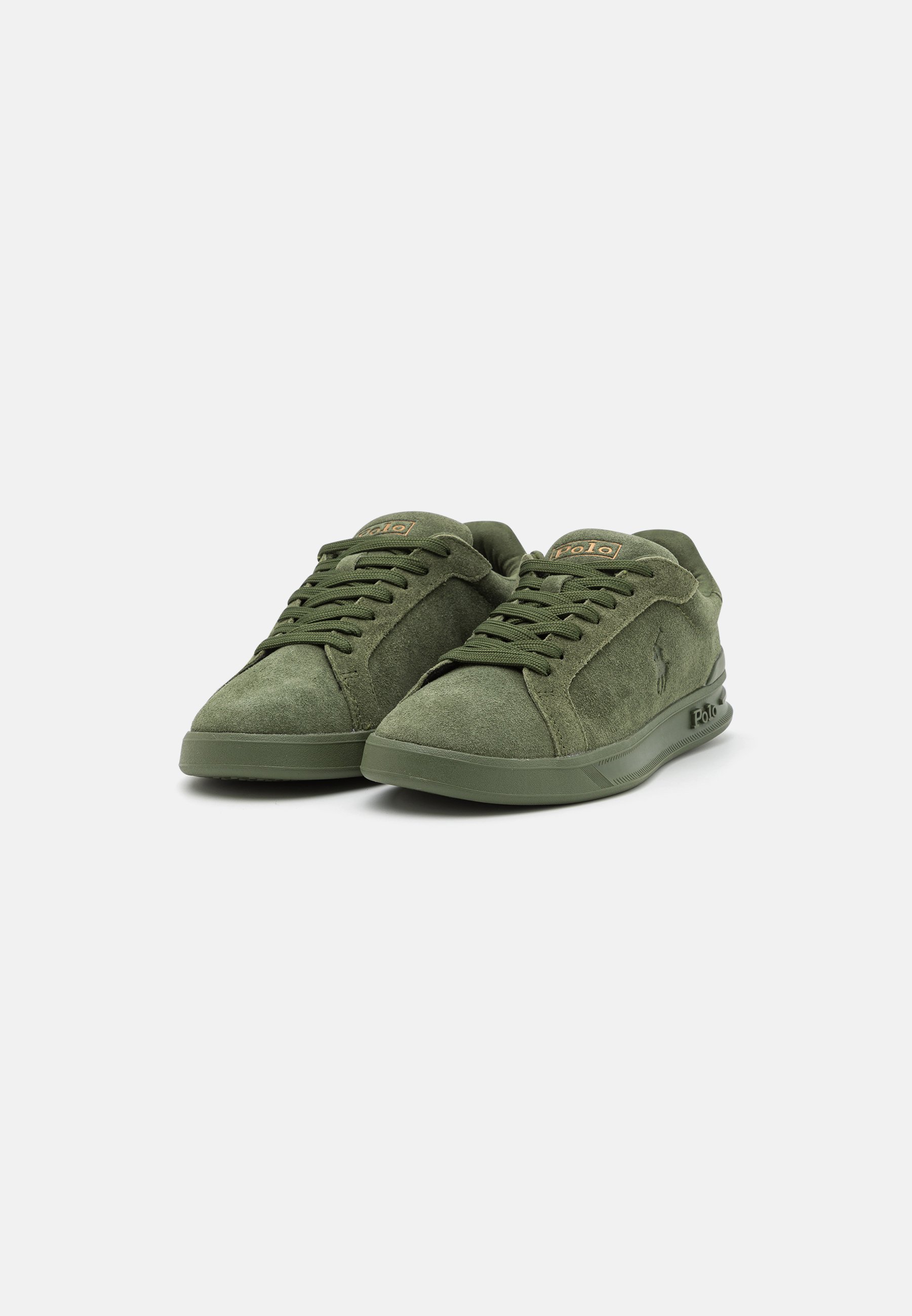 Polo Ralph Lauren HERITAGE LACE UNISEX - Trainers - army/dark grey