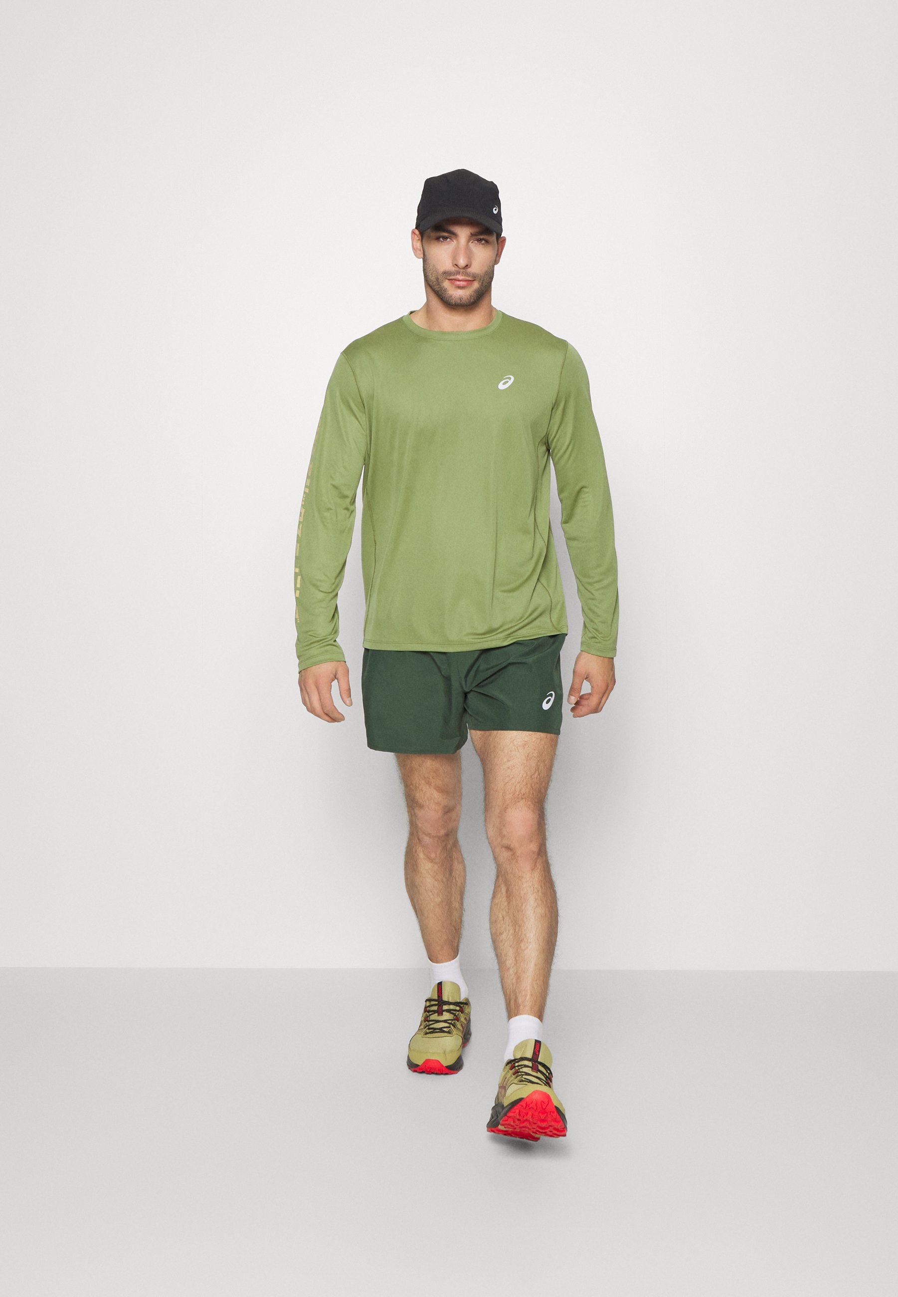 ASICS KATAKANA  - Long sleeved top - cactus/khaki