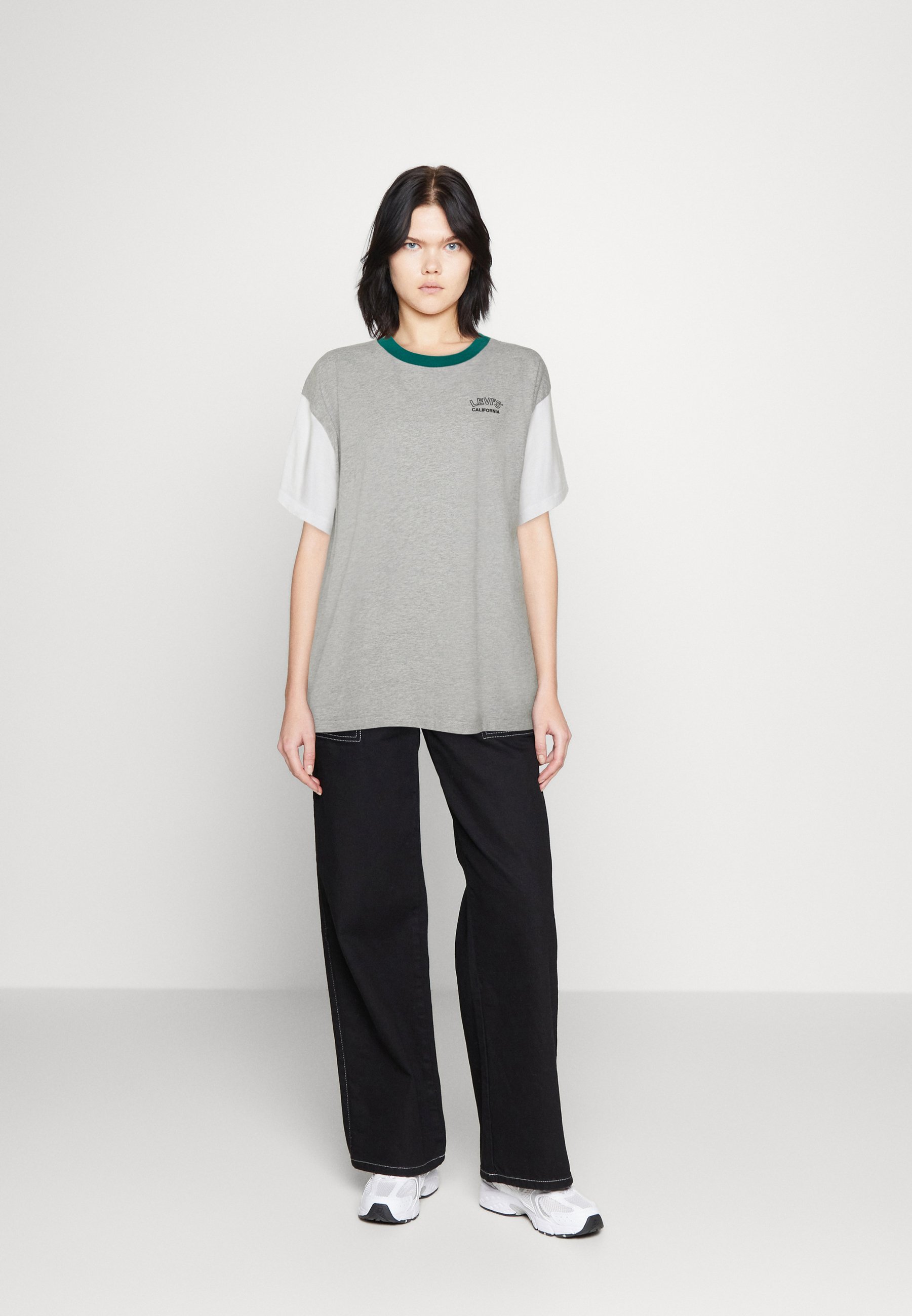 Levi's® GRAPHIC COBALT TEE - Print T-shirt - grey