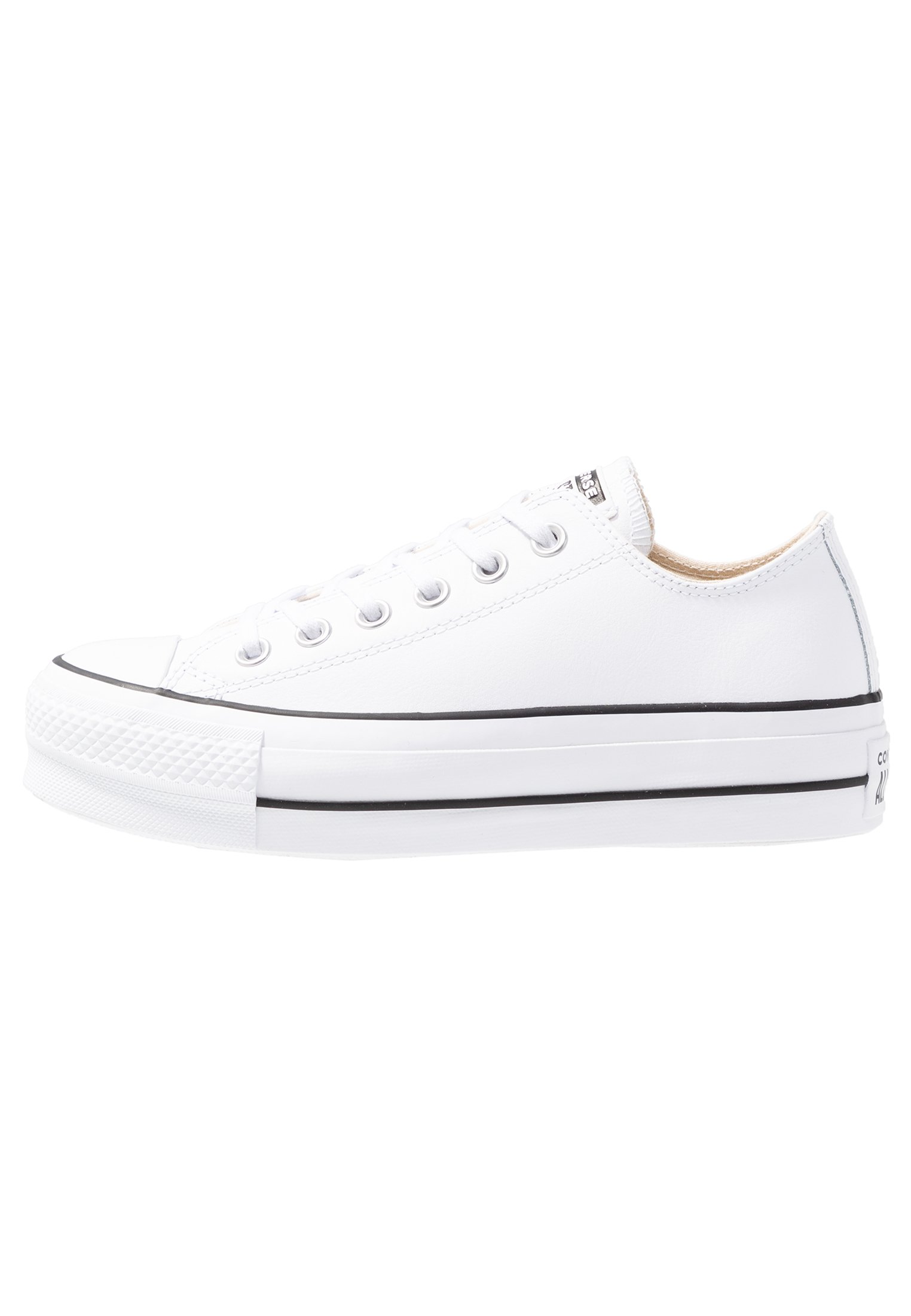 Converse CHUCK TAYLOR ALL STAR LIFT CLEAN - Trainers - white/black/white