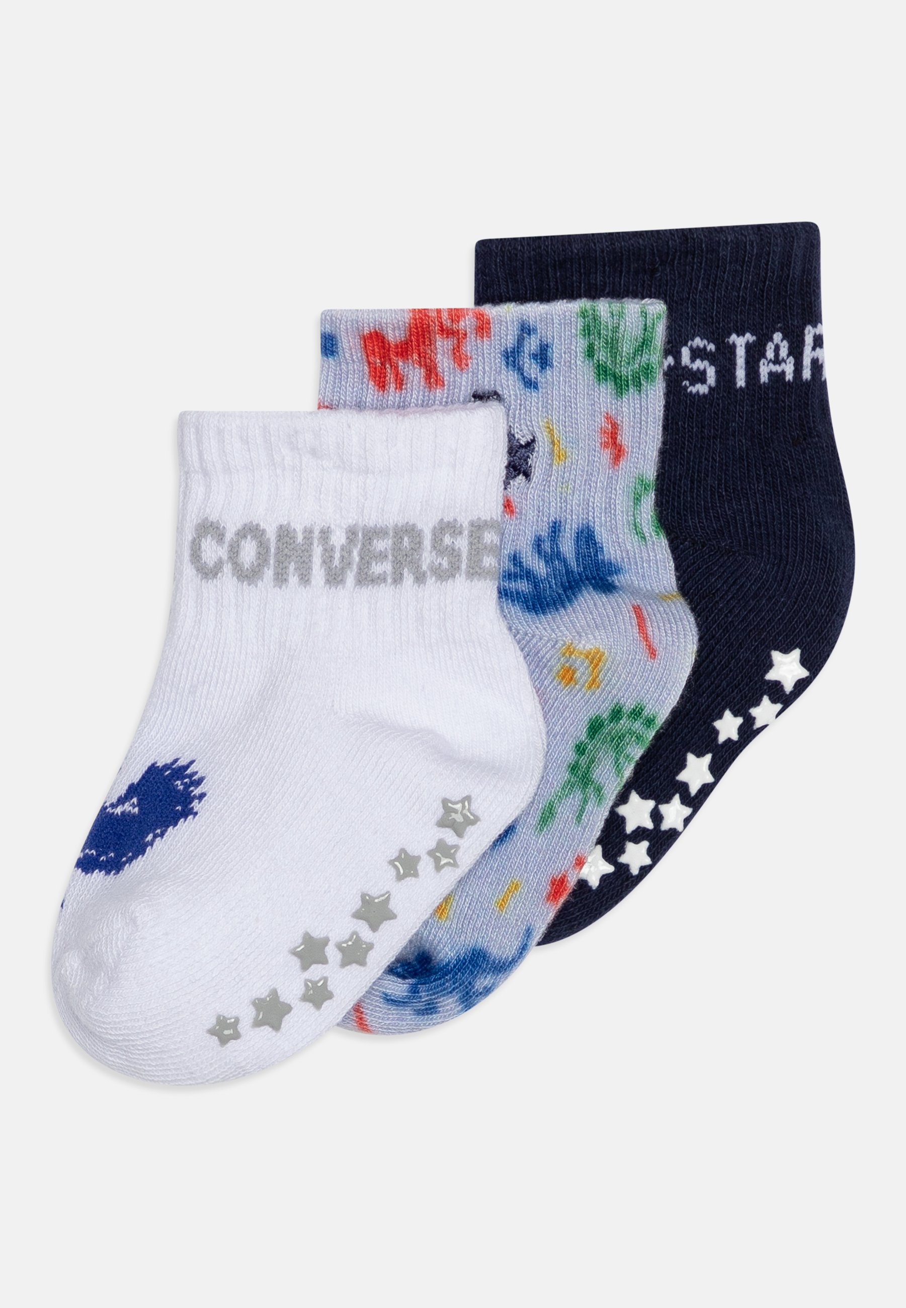 Converse DINOS 3 PACK  - Socks - white