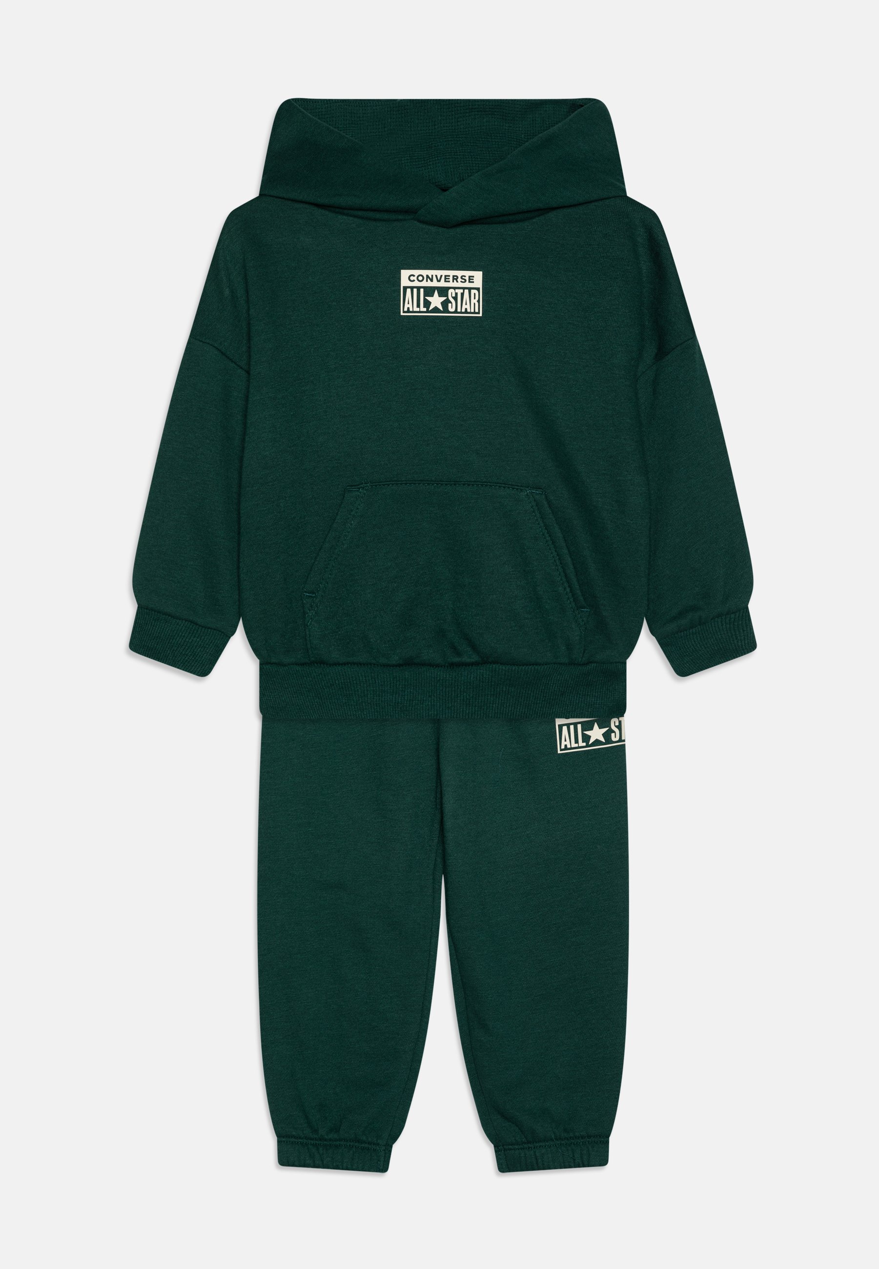 Converse LIFESTYLE RELAXED UNISEX SET - Tracksuit bottoms - dragon scale/dark green