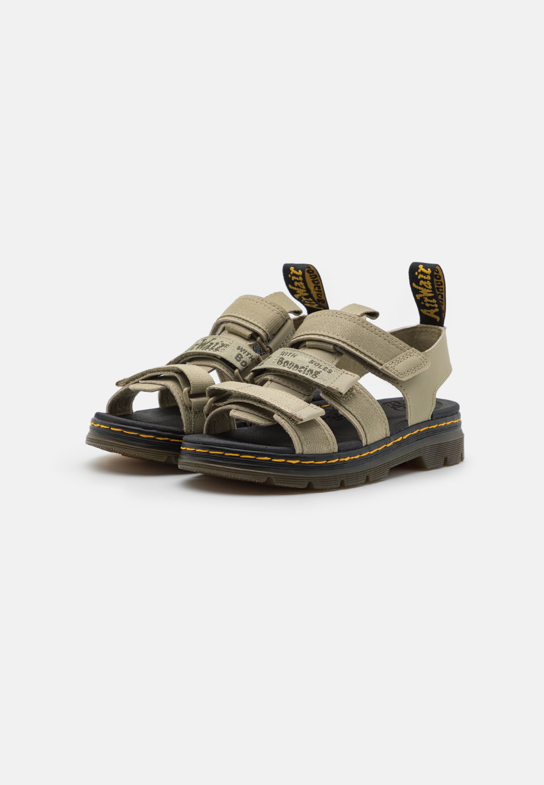 Dr. Martens CALLAN UNISEX - Sandals - pale olive/olive