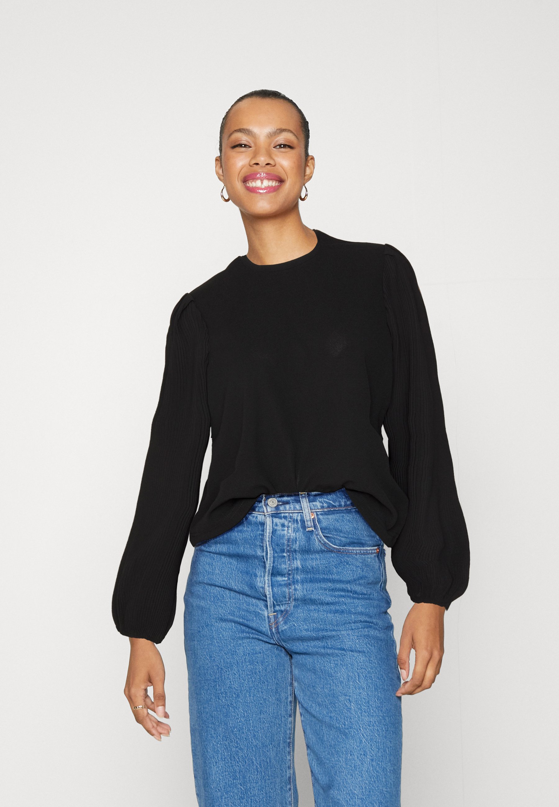 Vero Moda VMRITH - Long sleeved top - black