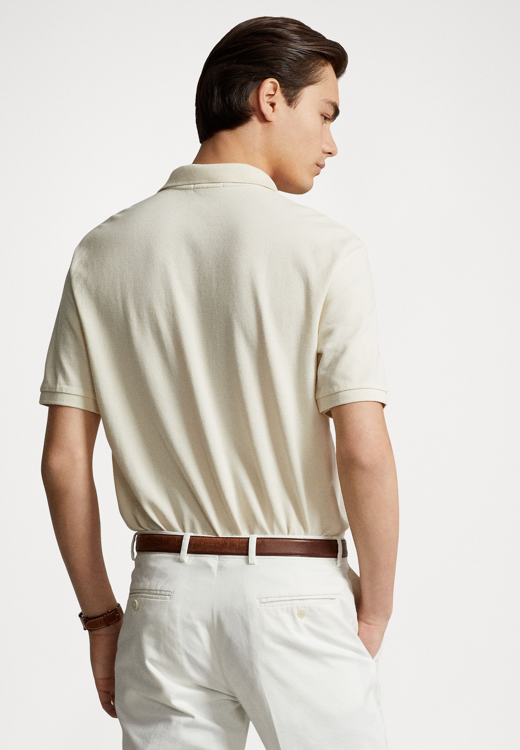 Polo Ralph Lauren SHORT SLEEVE - Polo shirt - guide cream/sand